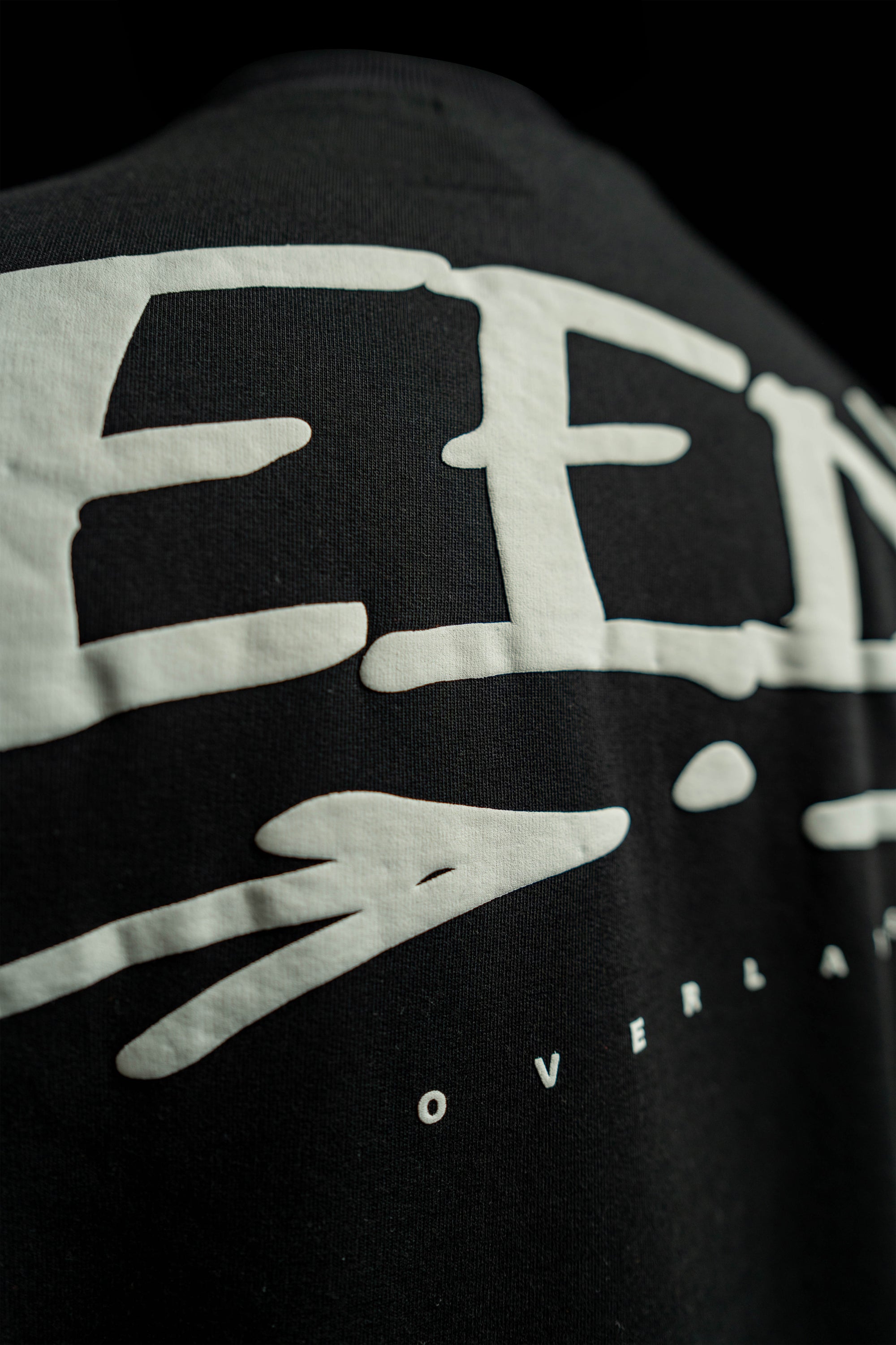 Freedom Graffiti Black Oversized Fit T-Shirt