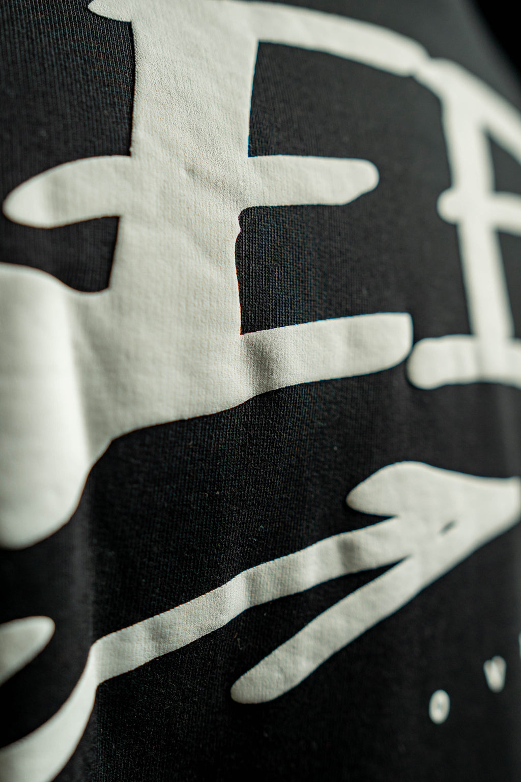 Freedom Graffiti Black Oversized Fit T-Shirt