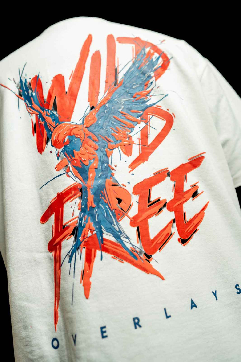 Wild Spirit white  Relaxed Fit Tshirt