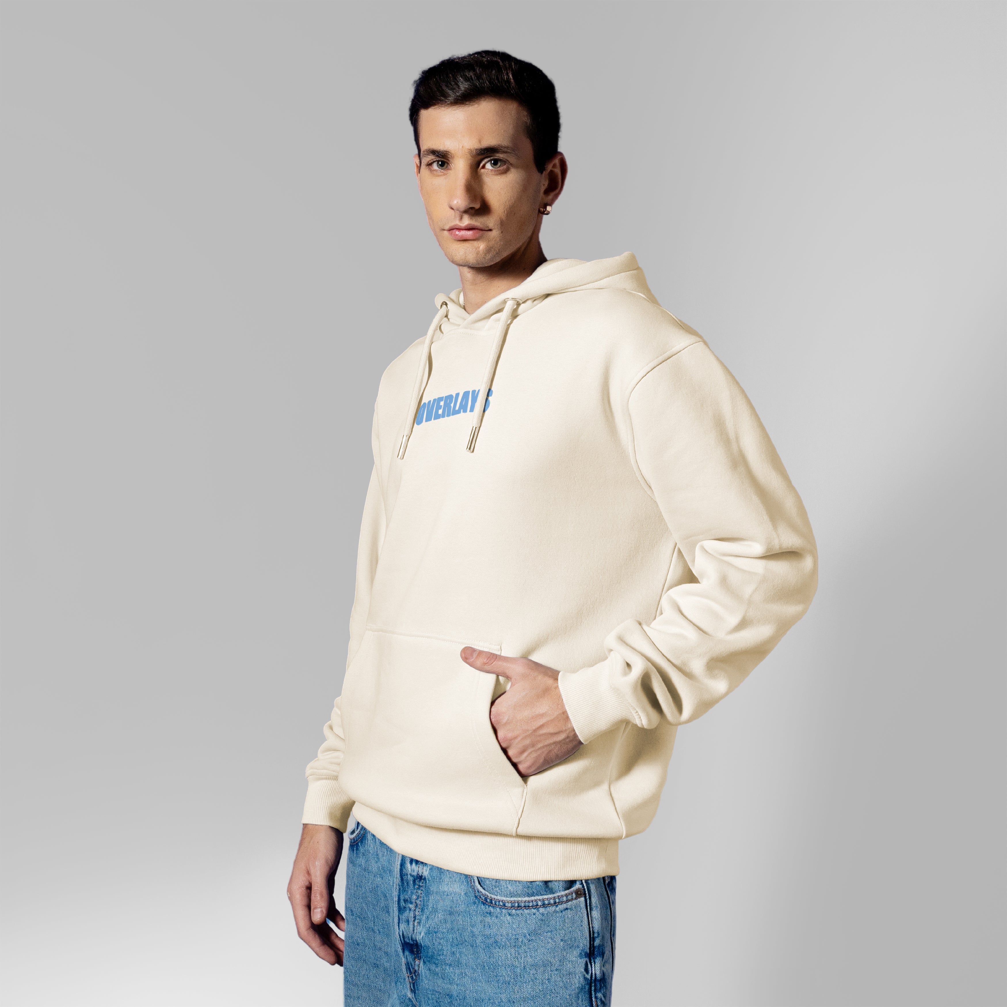 Champion Beige Oversized Hoodies