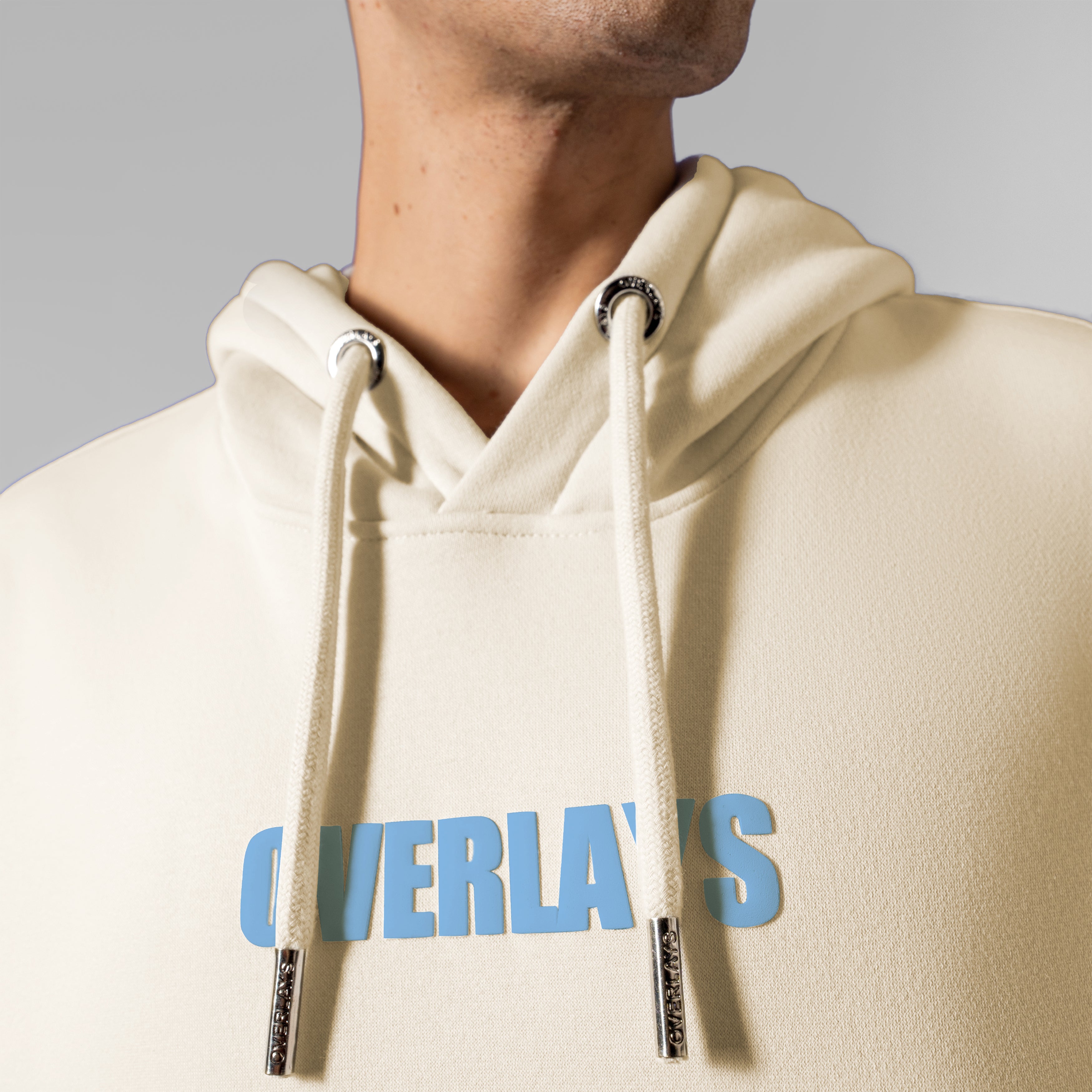 The Falcon Beige Oversized Hoodies