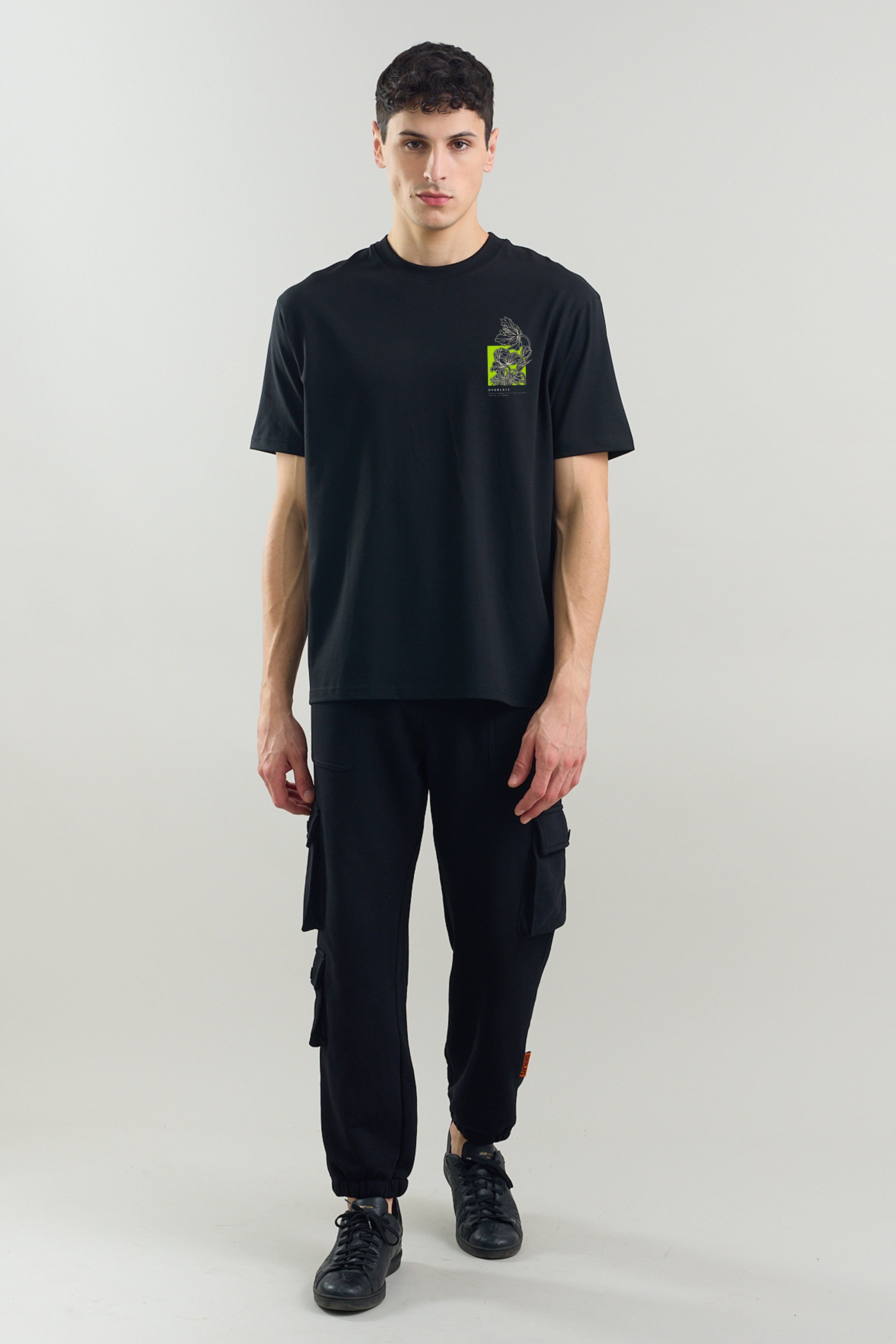 Lime Bloom Relaxed Fit T-shirt - Ultra Soft