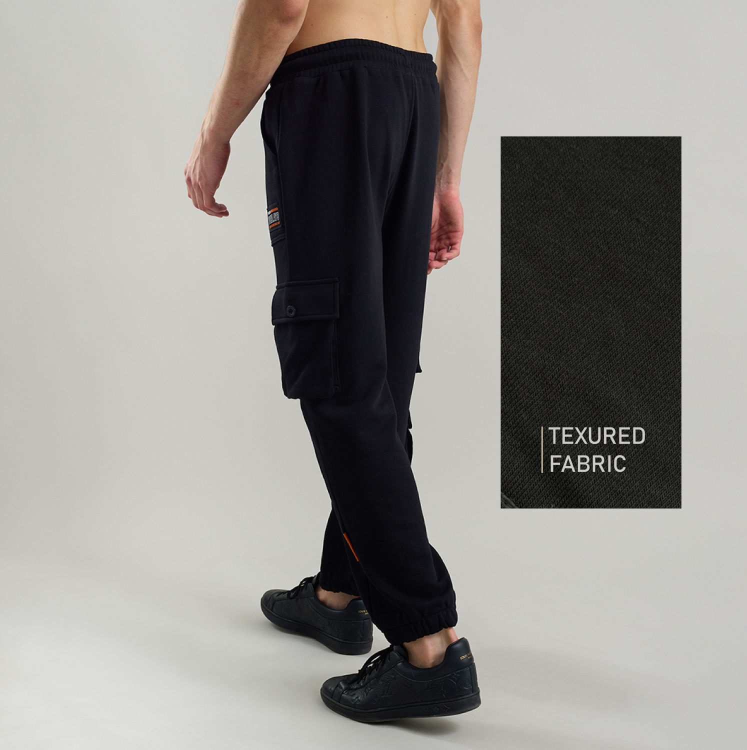 Heavy Weight Combat Black Joggers