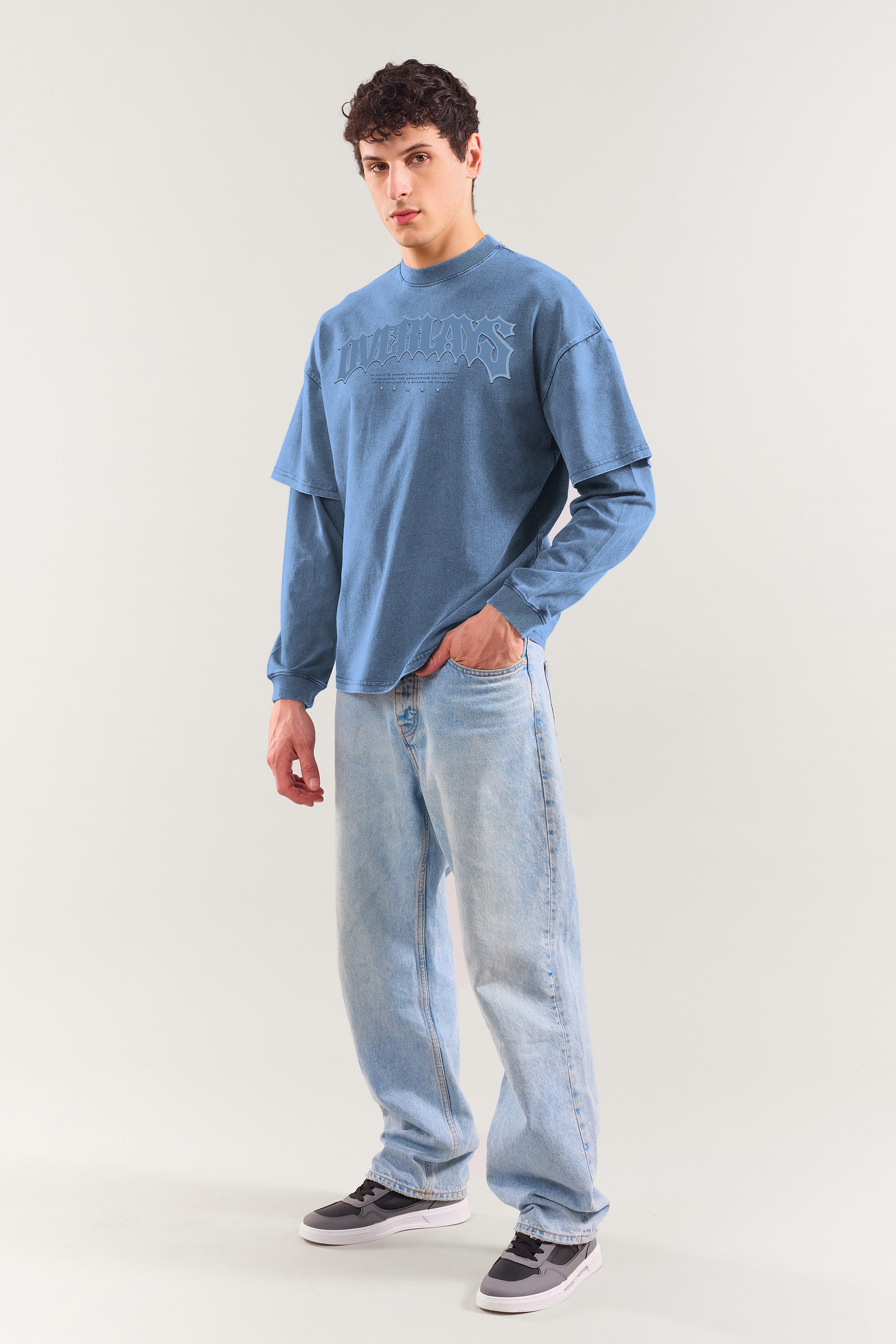 Artic Full Sleeve Acid Washed Ultra Soft T-shirt