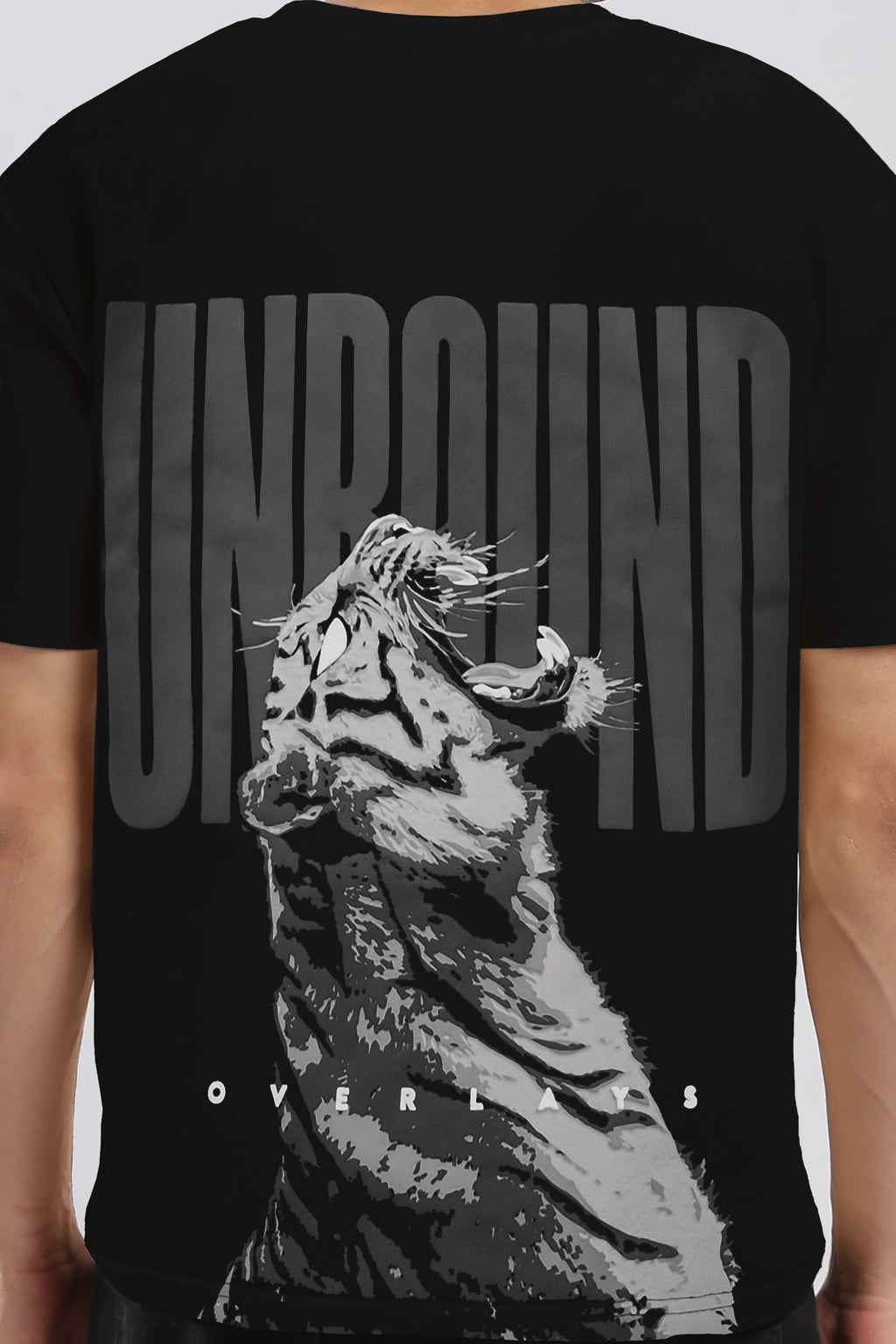 Unbound Uprise Black Relaxed Fit T-shirt