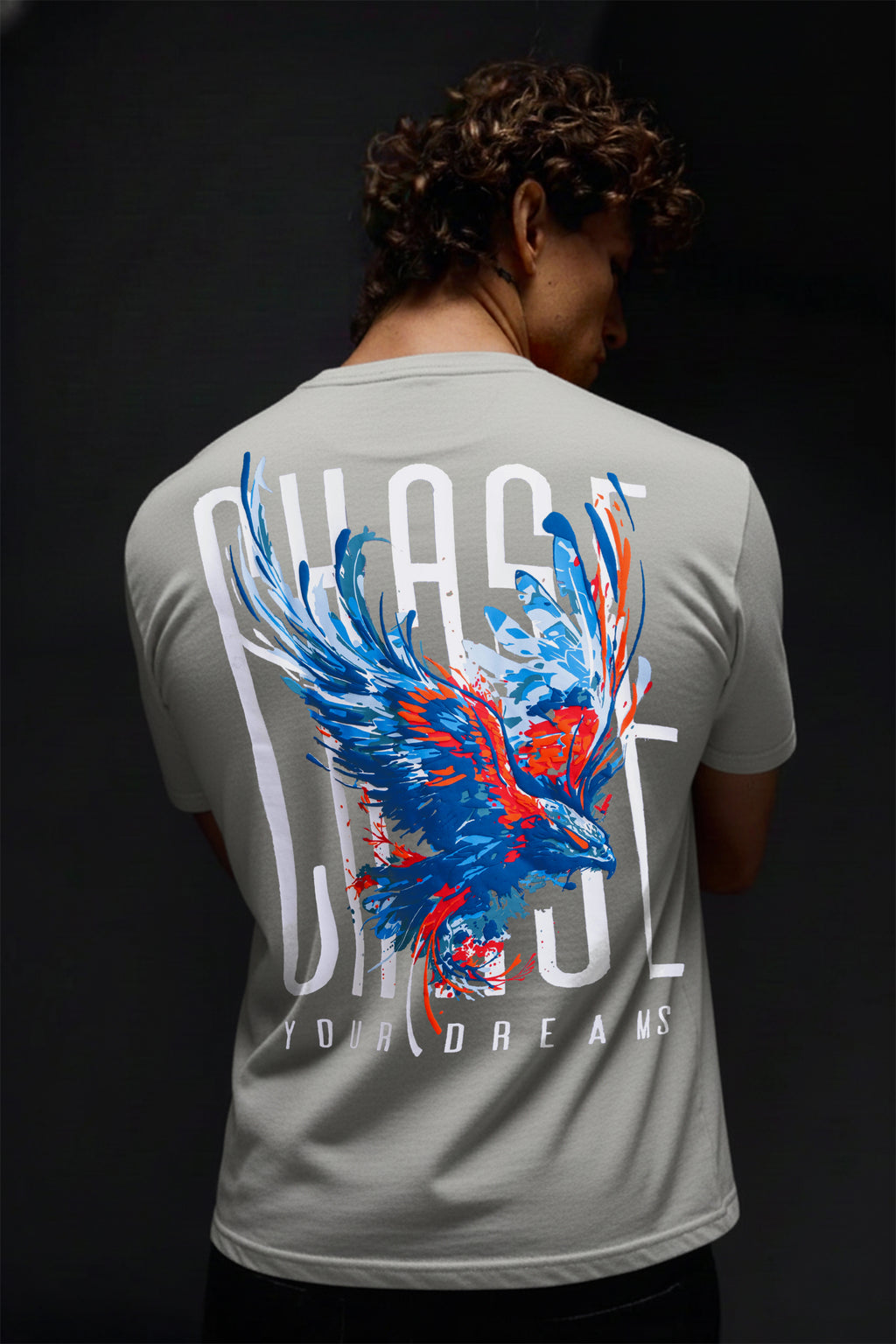 Chase Grey Relaxed  Fit T-Shirt