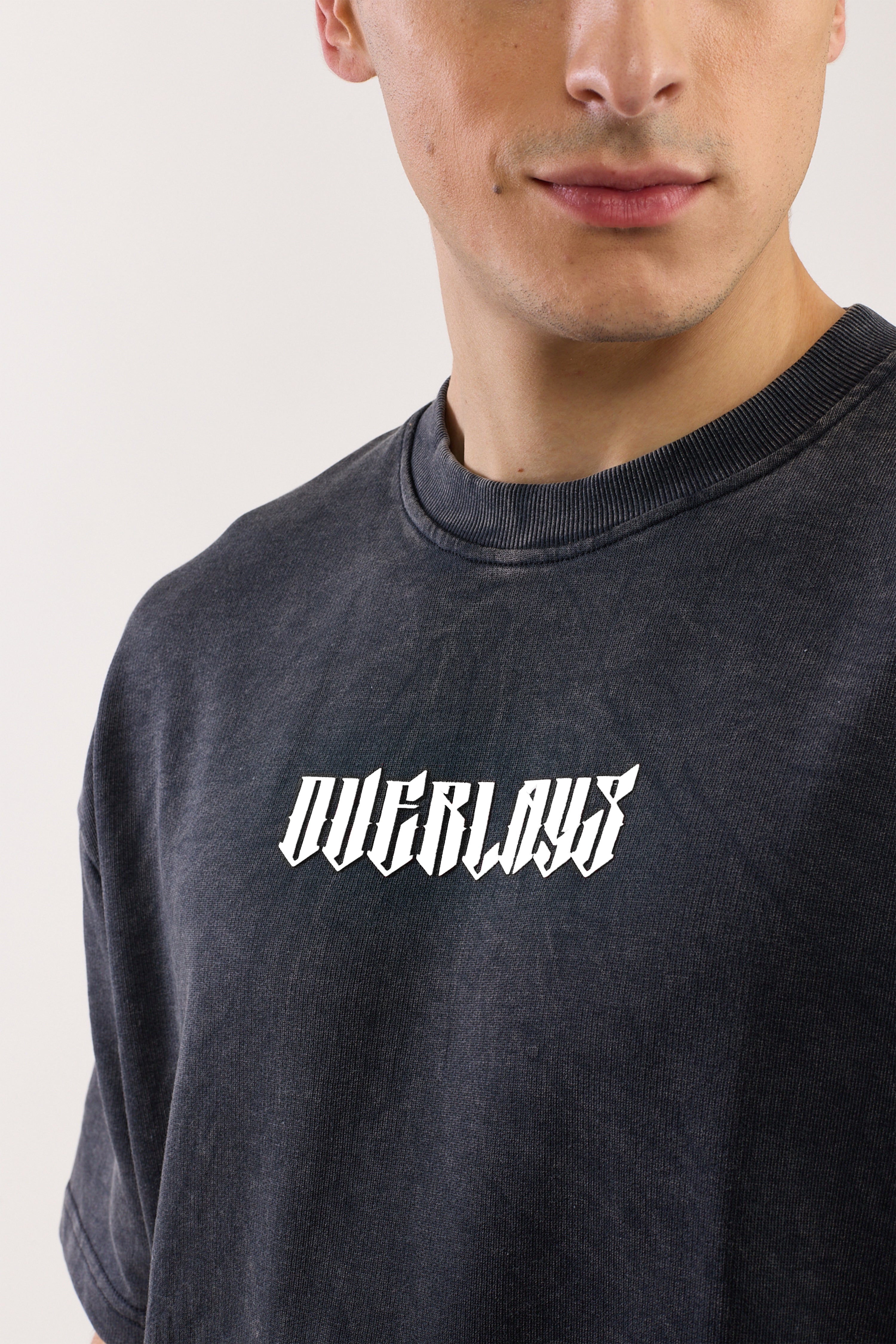 Chase Black Heavy Weight Oversized Fit T-Shirt