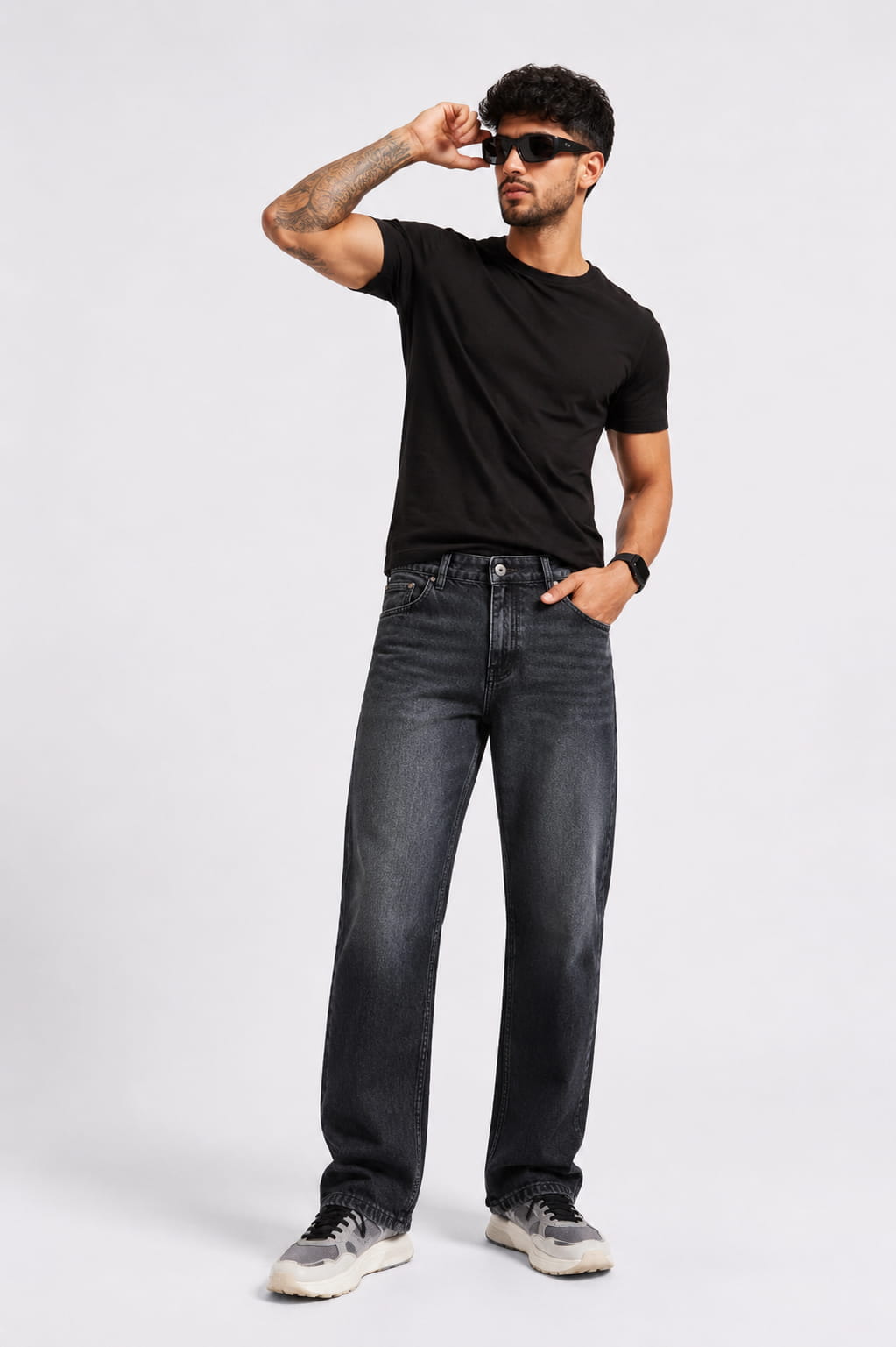 Phantom Black Washed Denim
