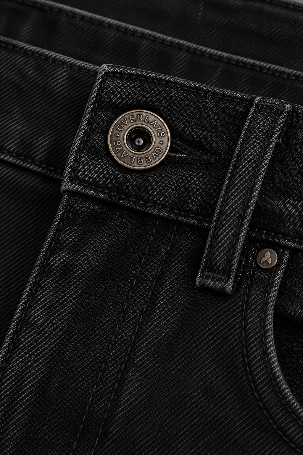 Phantom Black Washed Denim