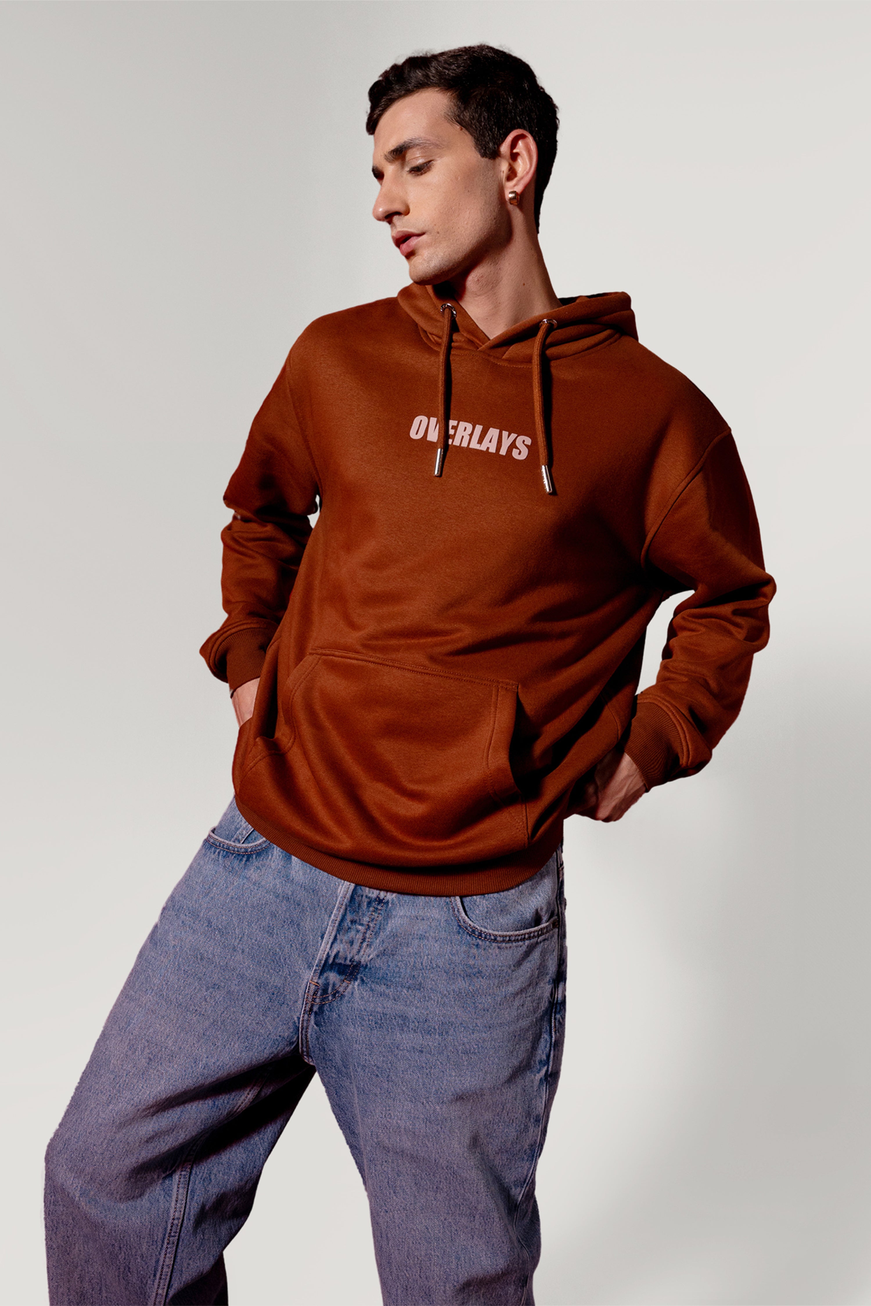 CoCoa Brown Oversized Hoodies