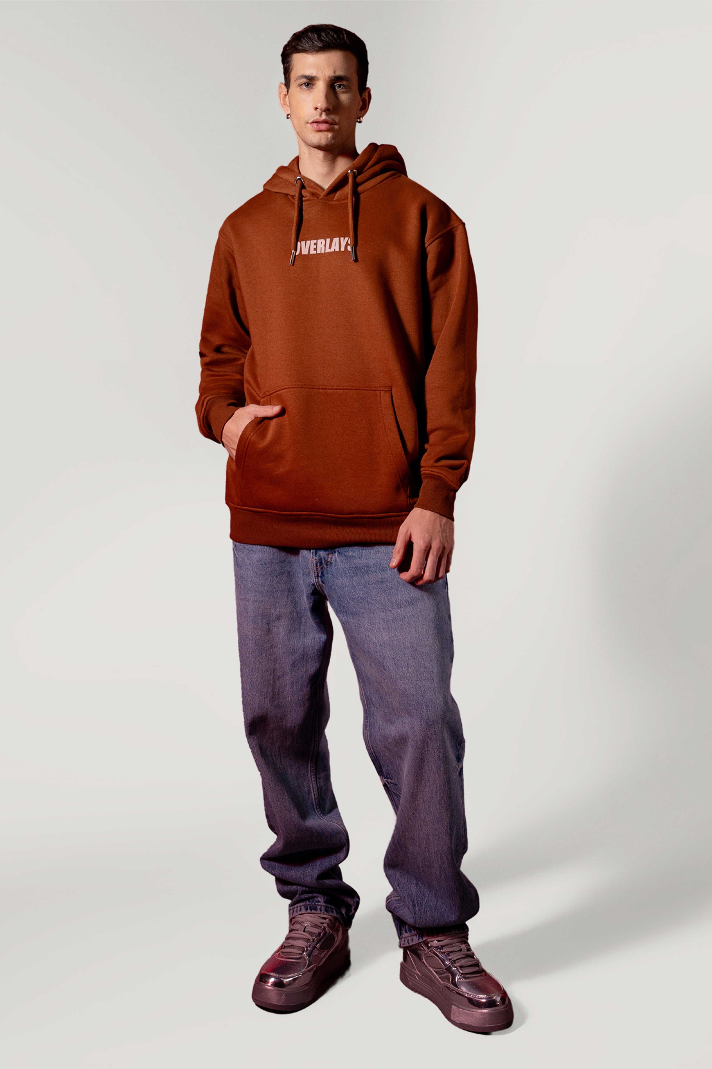 CoCoa Brown Oversized Hoodies