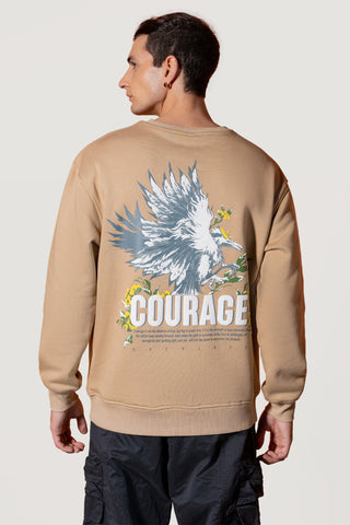 Courage Beige Sweatshirt