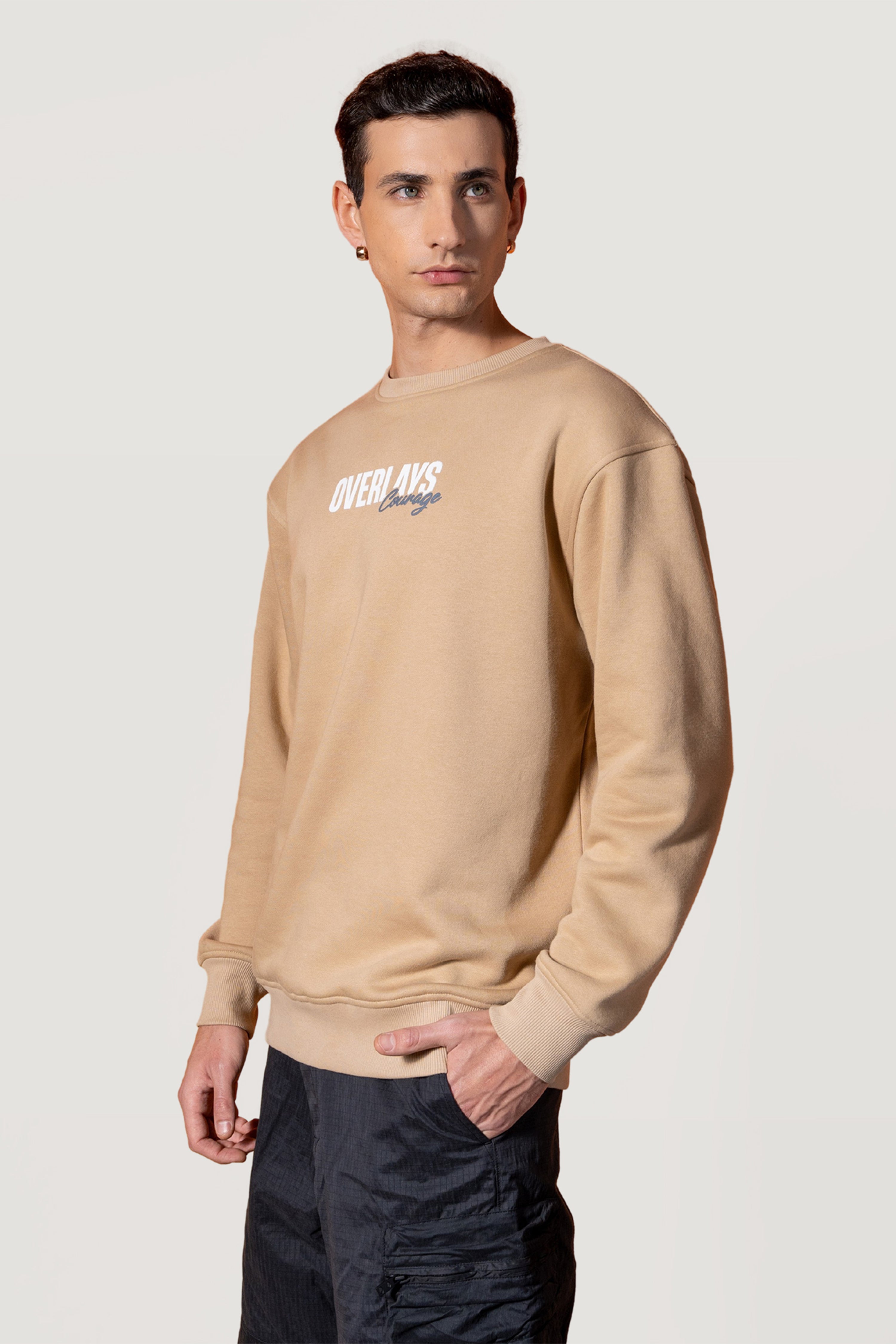 Courage Beige Sweatshirt