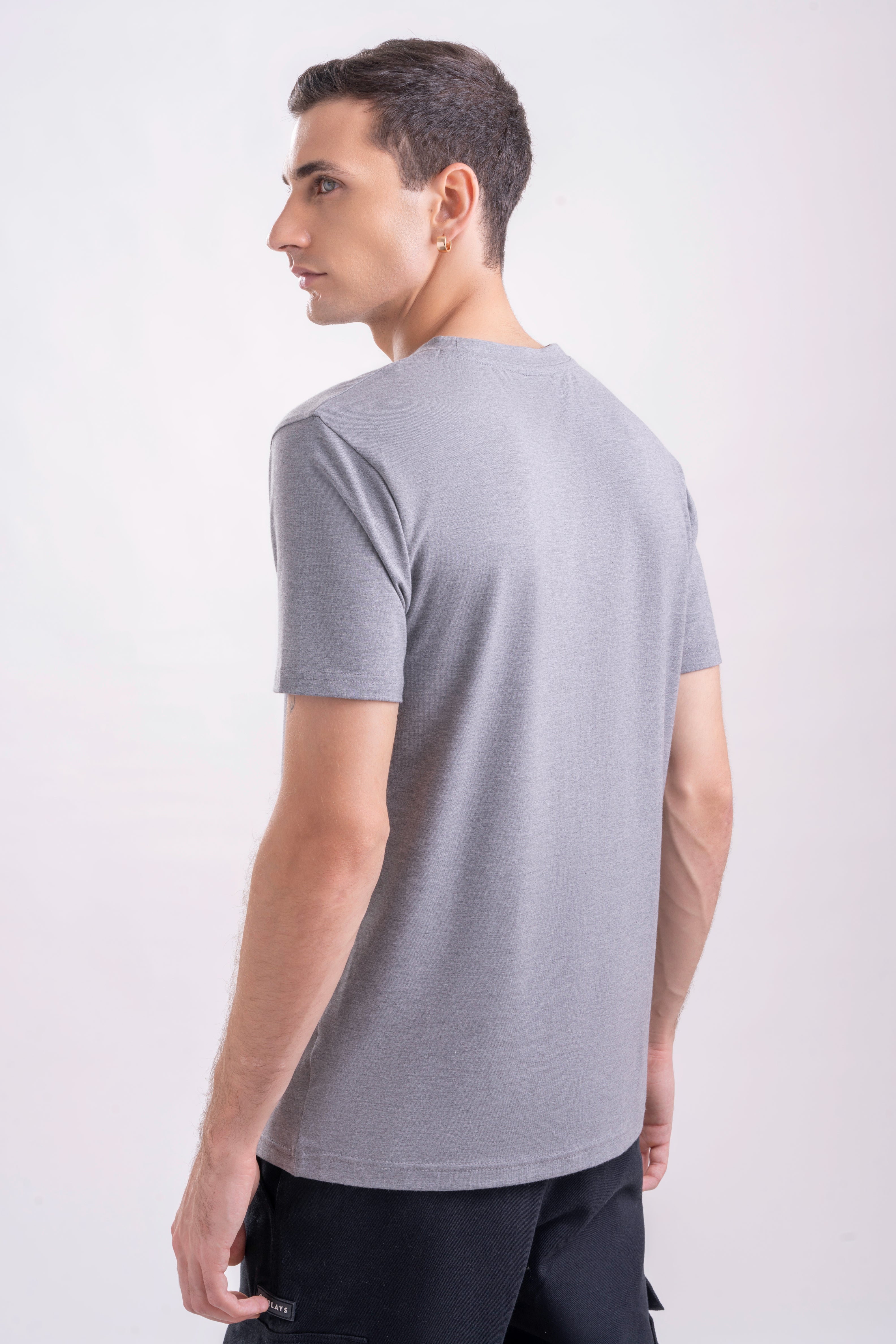 Smokey Grey Regular Fit T-shirt