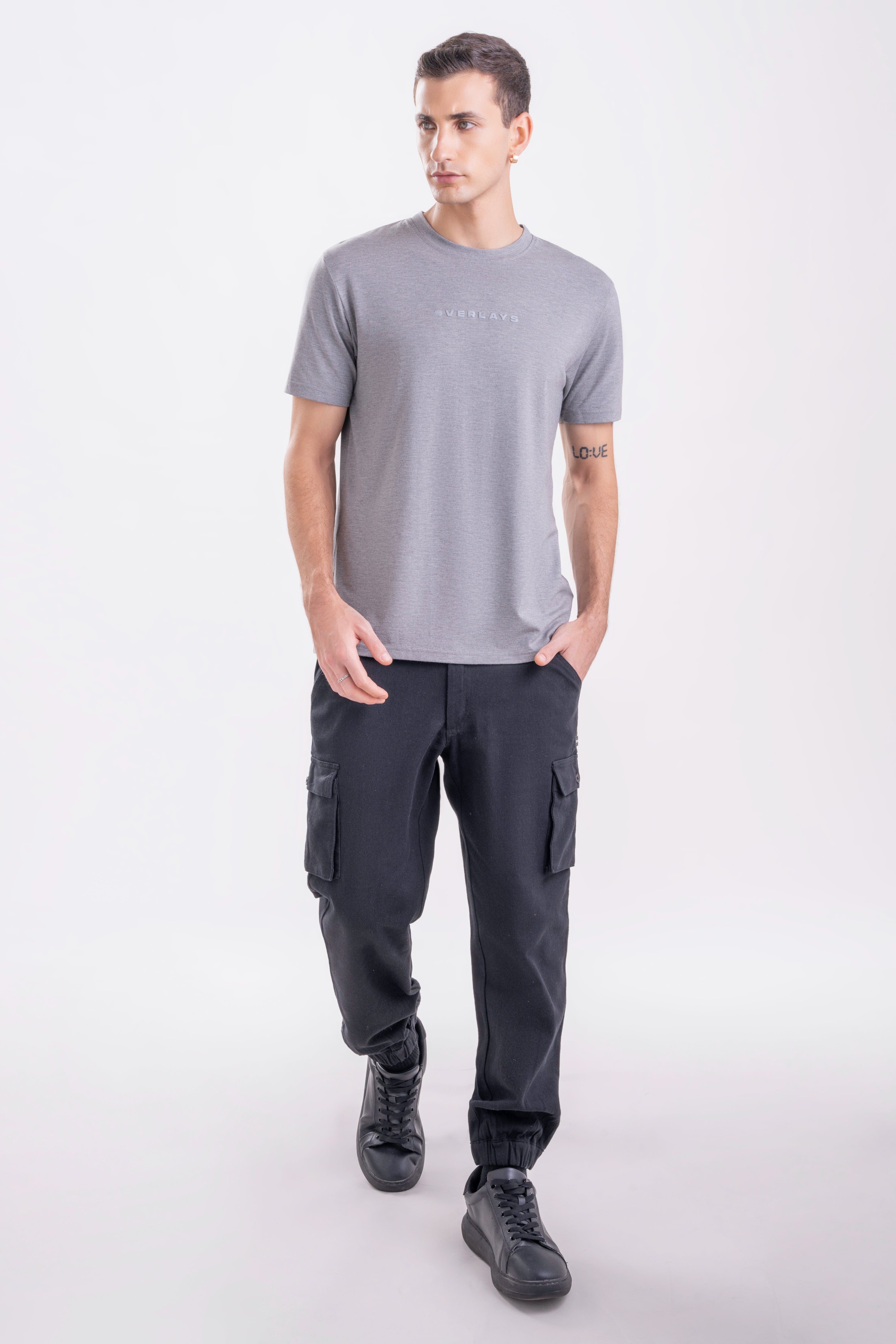 Smokey Grey Regular Fit T-shirt