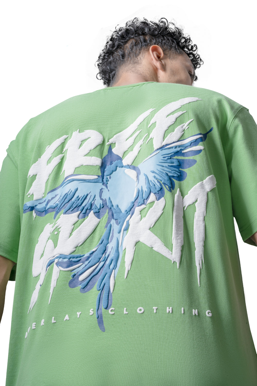 Relaxed Fit Men's Free Spirit Tshirt - Green