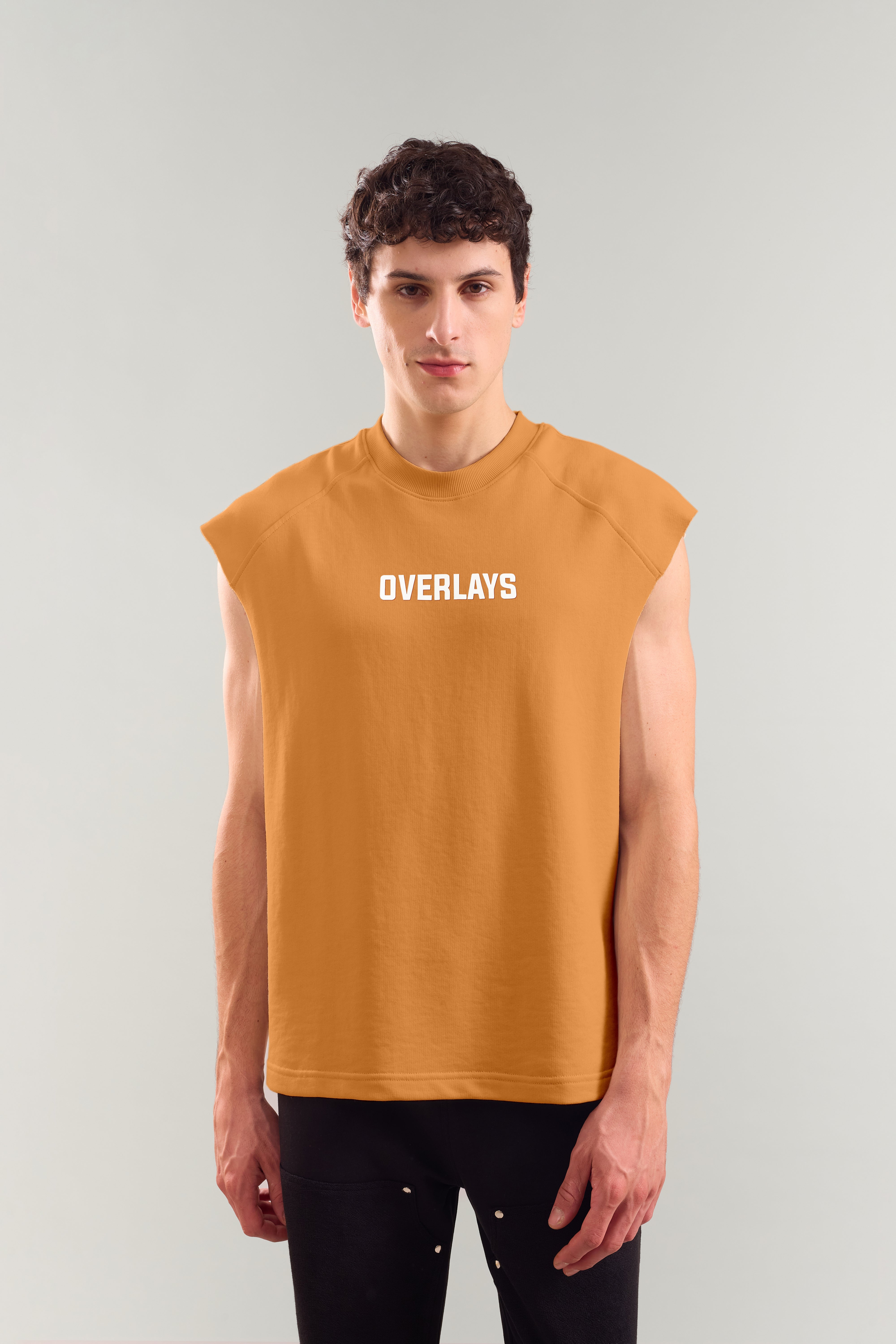 Dream Heavyweight Sleeveless Tank Top With Raw Edges