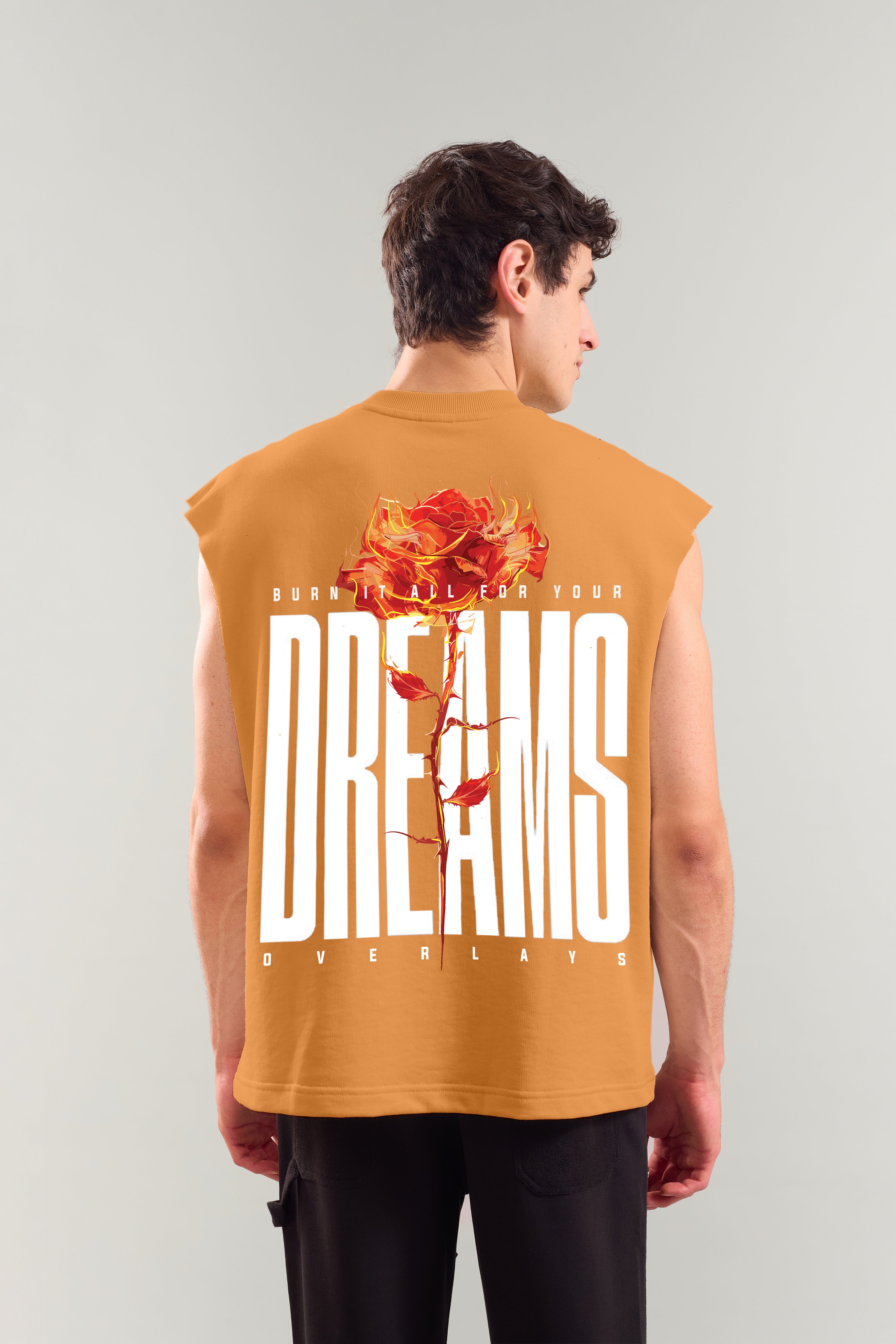 Dream Heavyweight Sleeveless Tank Top With Raw Edges