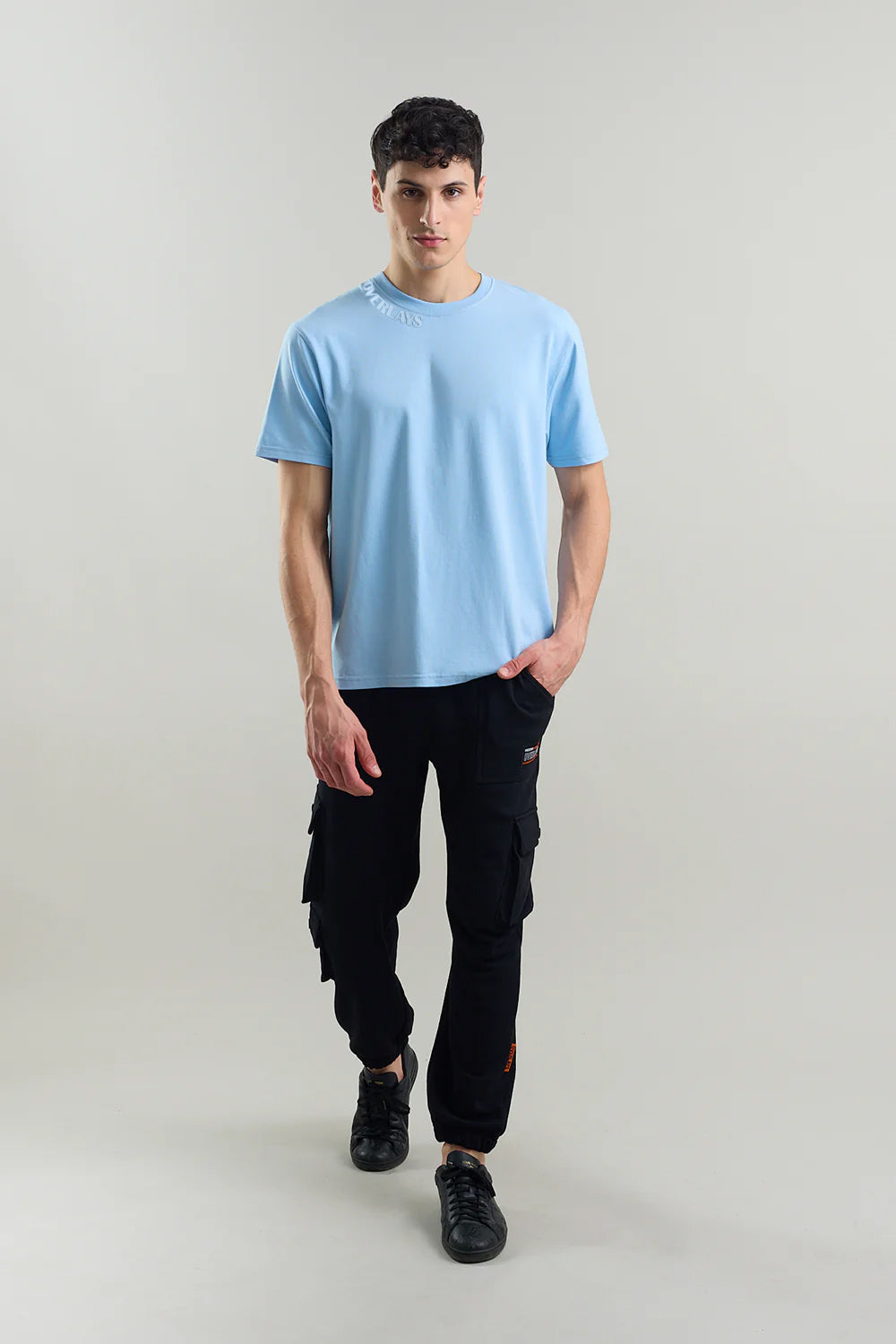 Blue Arc Relaxed Fit T-Shirt