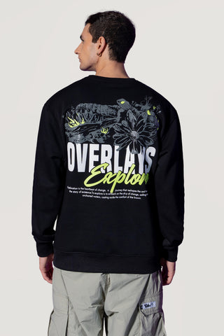 Explore Black Sweatshirt