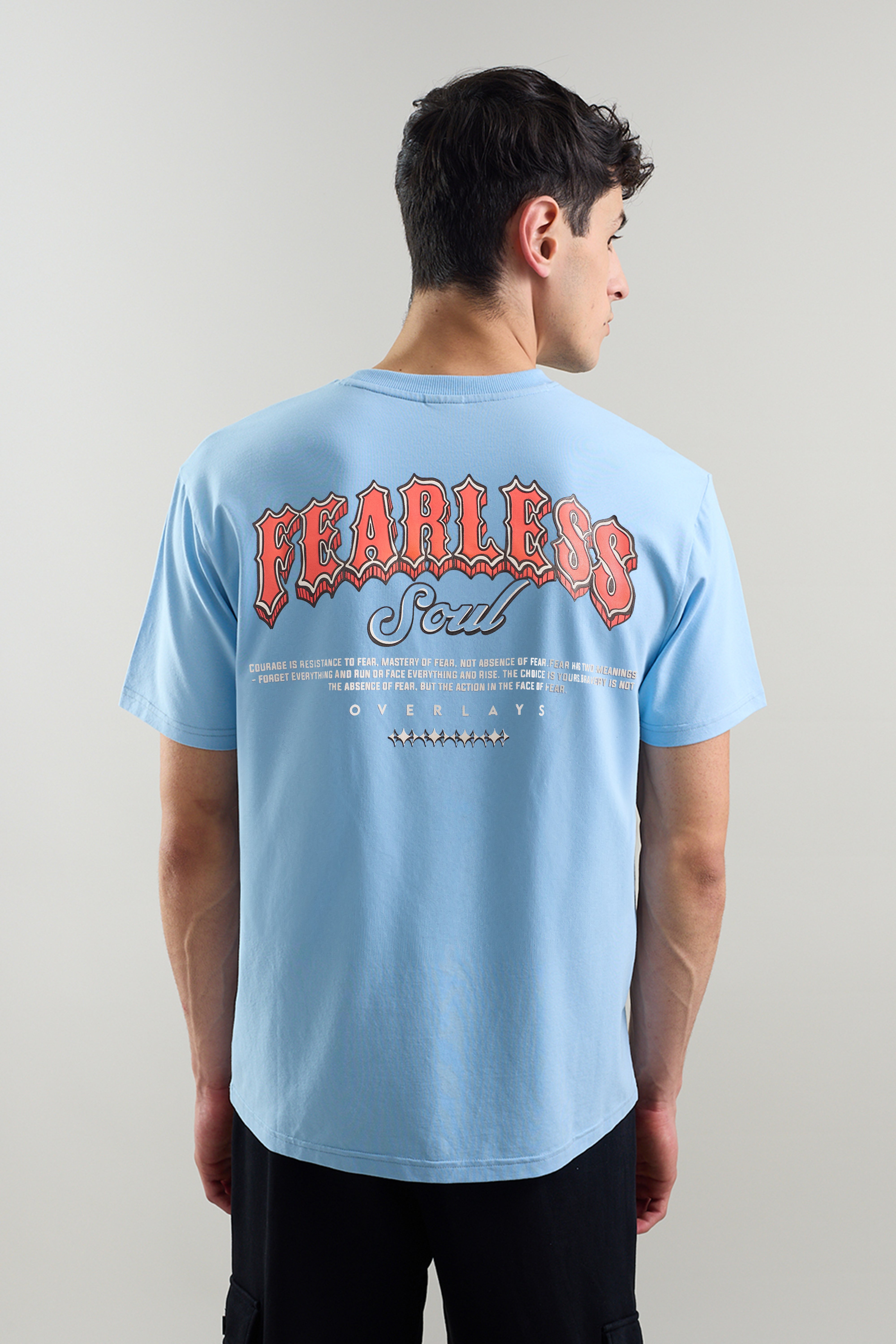 Fearless Half Sleeve T-shirt - Ultra Soft