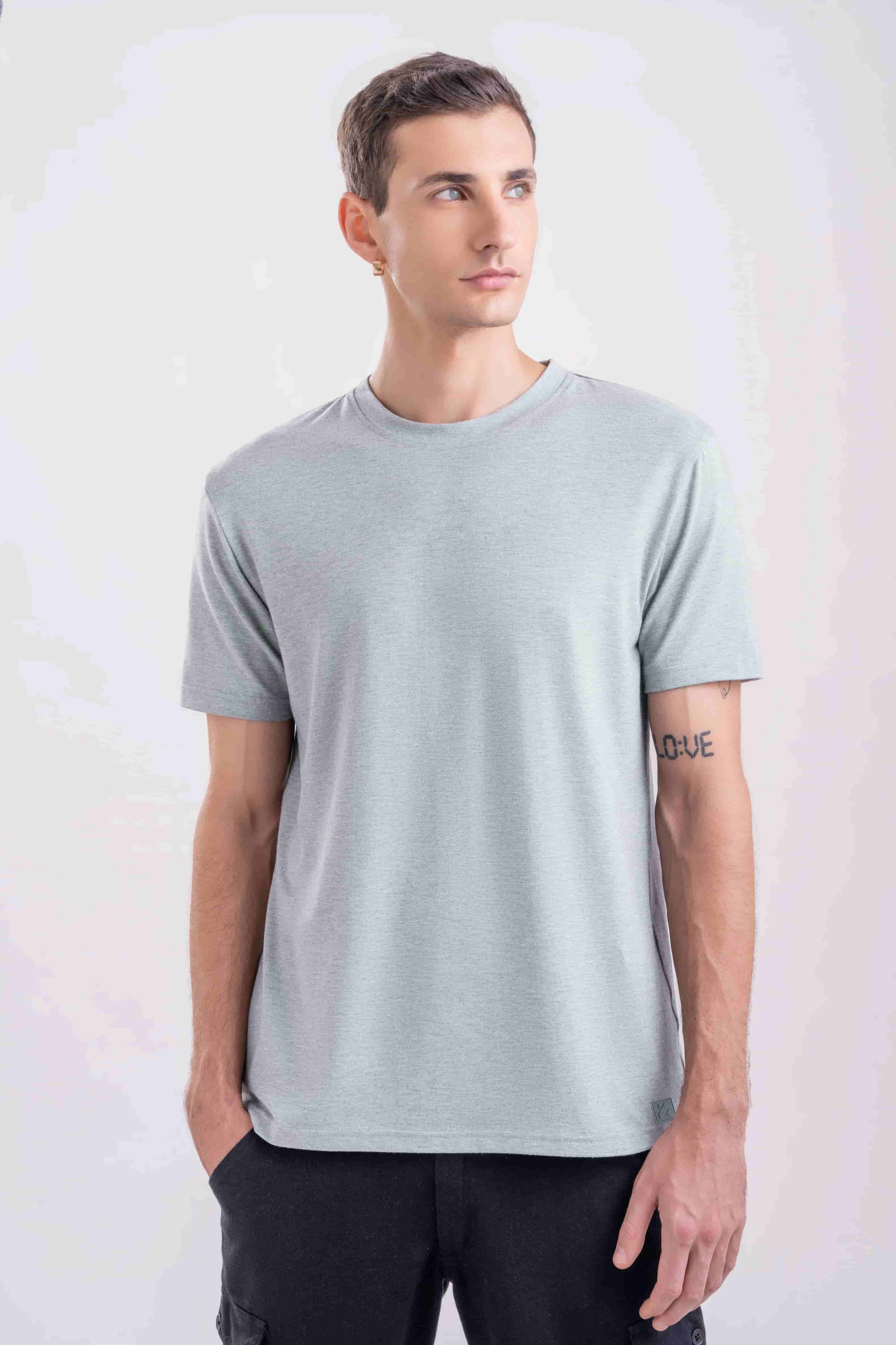 Foxy Grey Regular Fit T-shirt - Ultra Soft