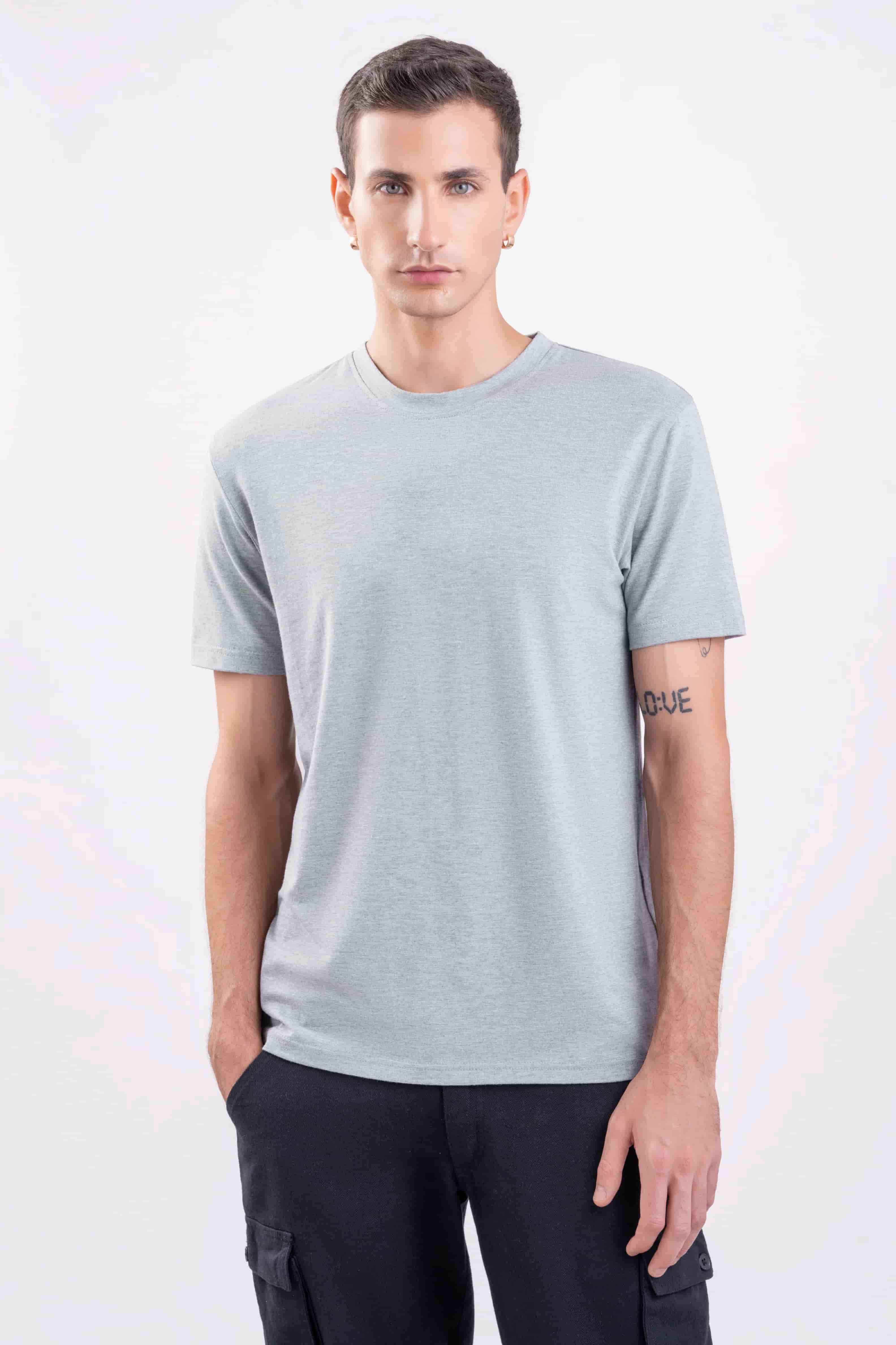 Foxy Grey Regular Fit T-shirt - Ultra Soft