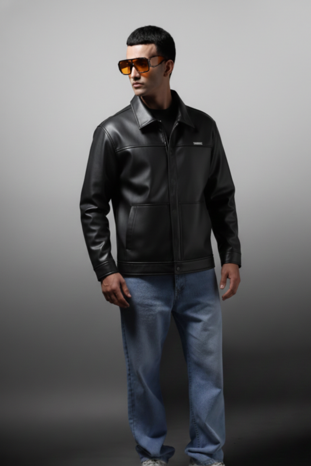 Raven Miler Faux Leather Jacket