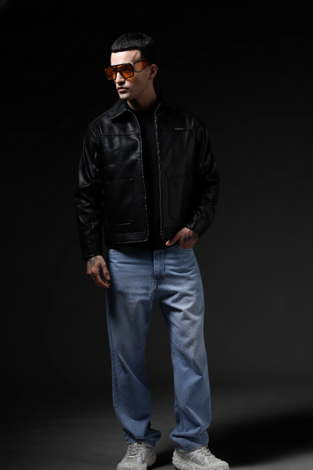 Raven Miler Faux Leather Jacket