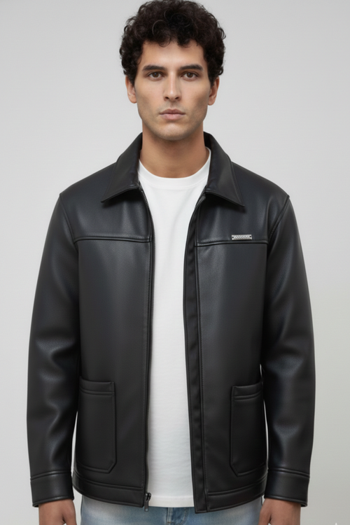 Raven Miler Faux Leather Jacket