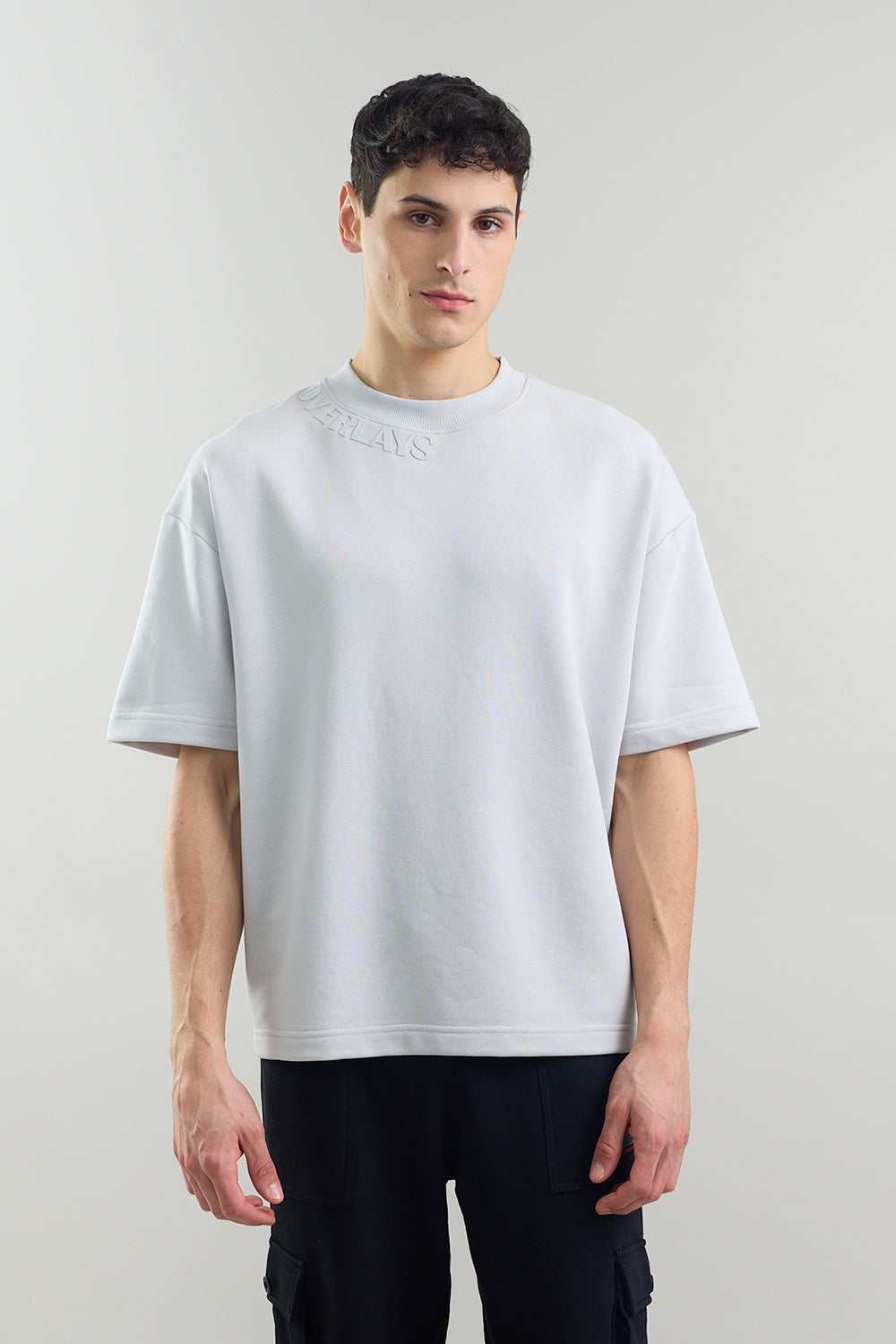 Textured Warrior Arc Oversized Fit T-shirt