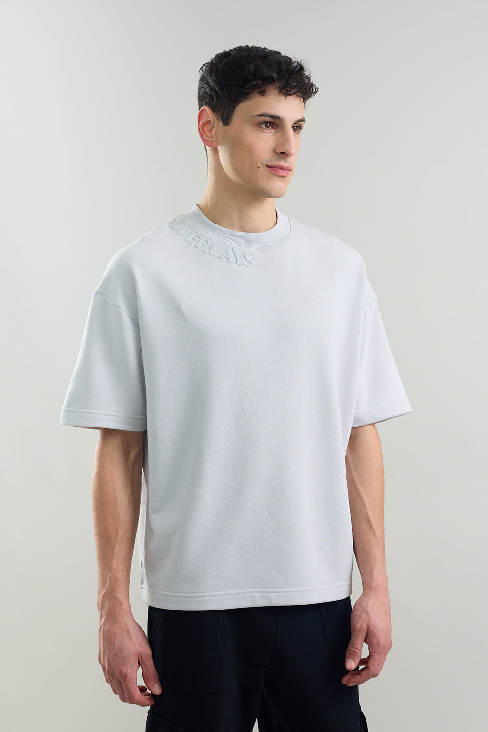 Textured Warrior Arc Oversized Fit T-shirt