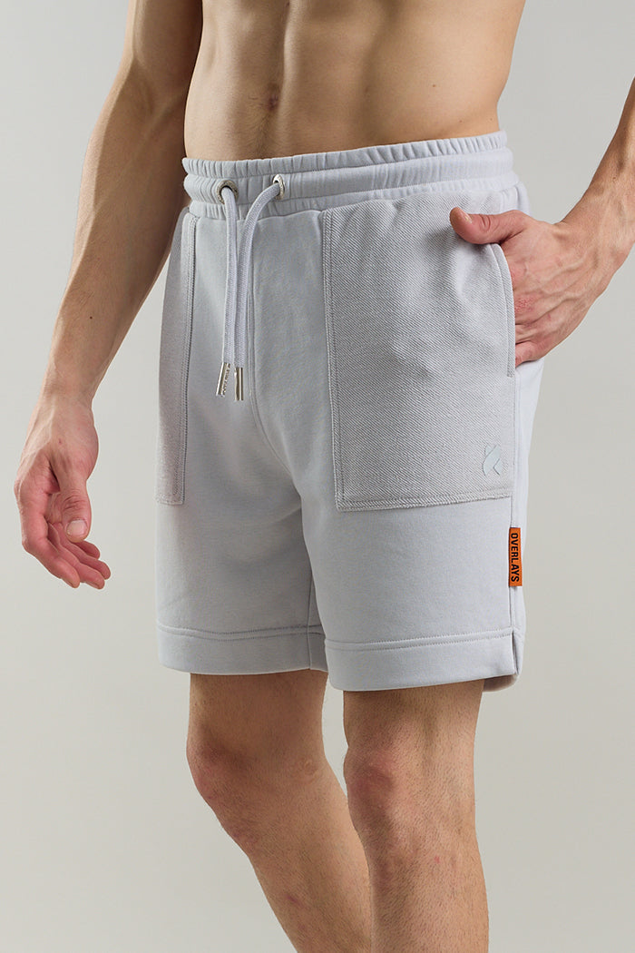Grey Textured shorts