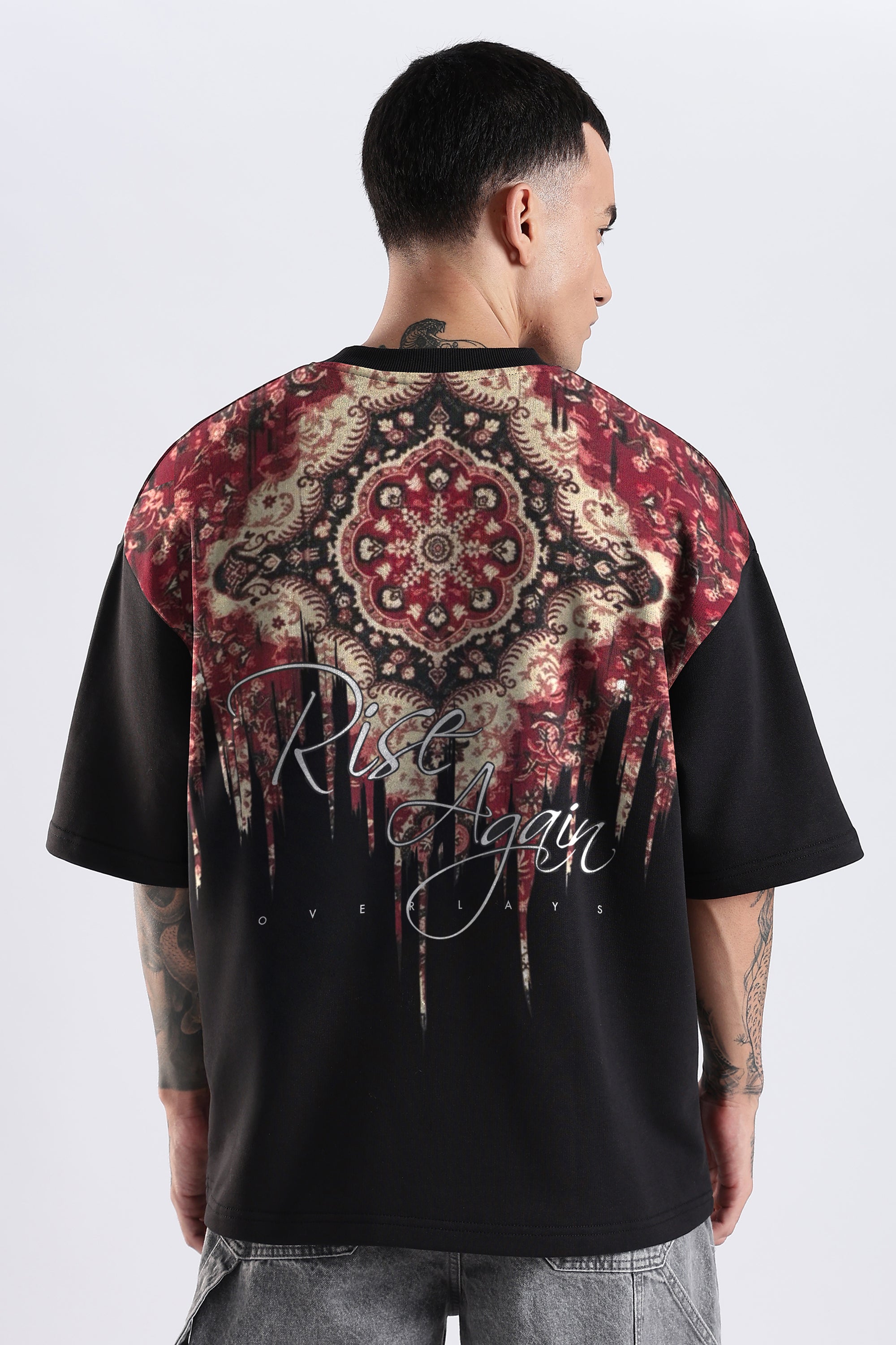 Carpedian  Black Oversized Tshirt
