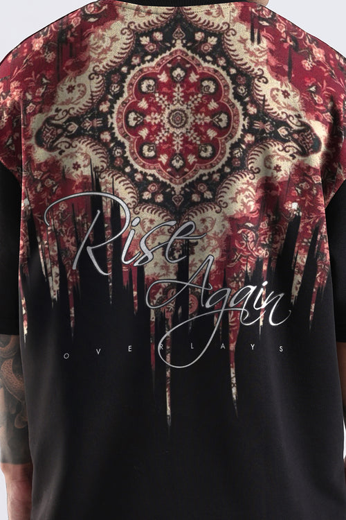 Carpedian  Black Oversized Tshirt