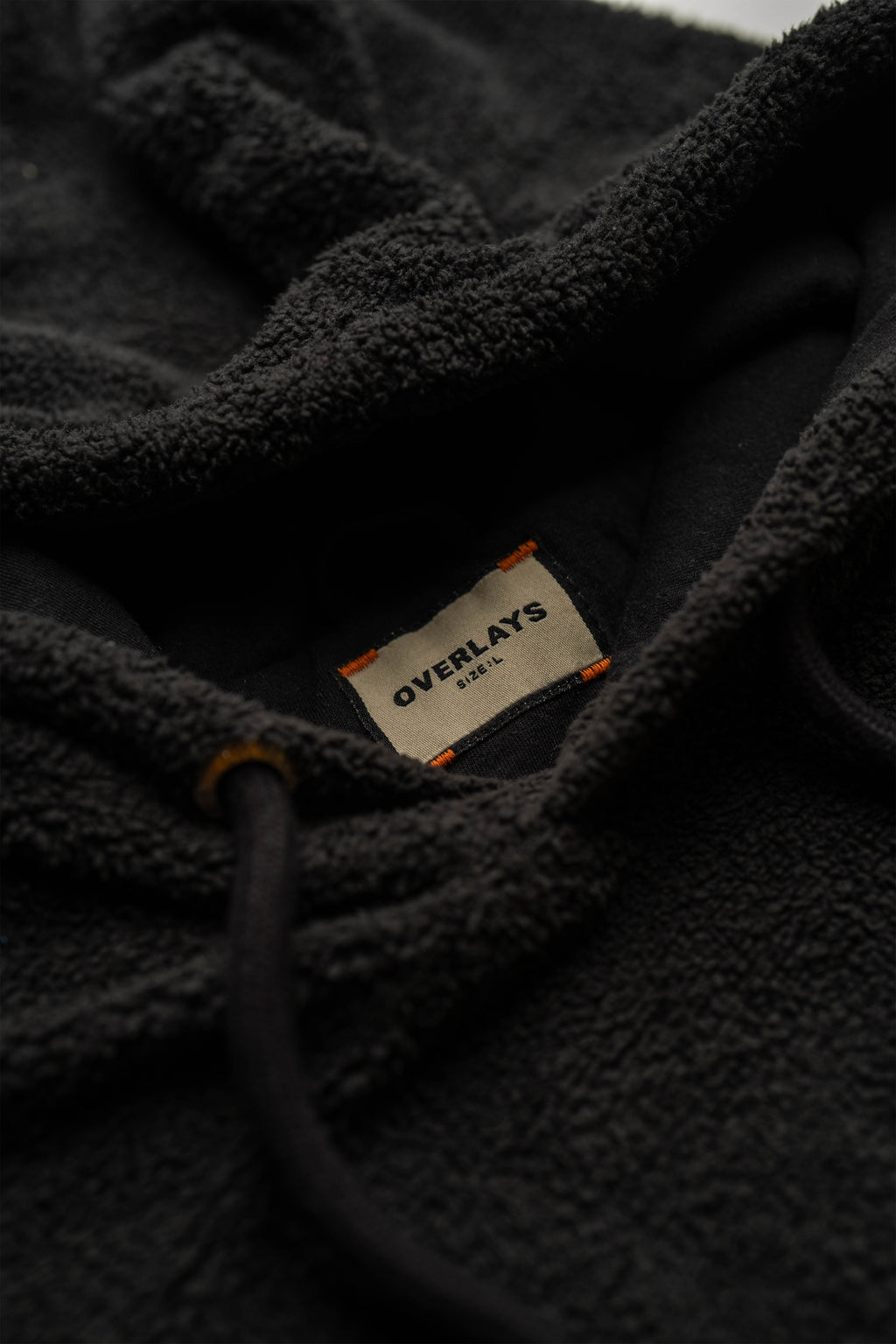 Raven Sherpa Oversized Hoodie