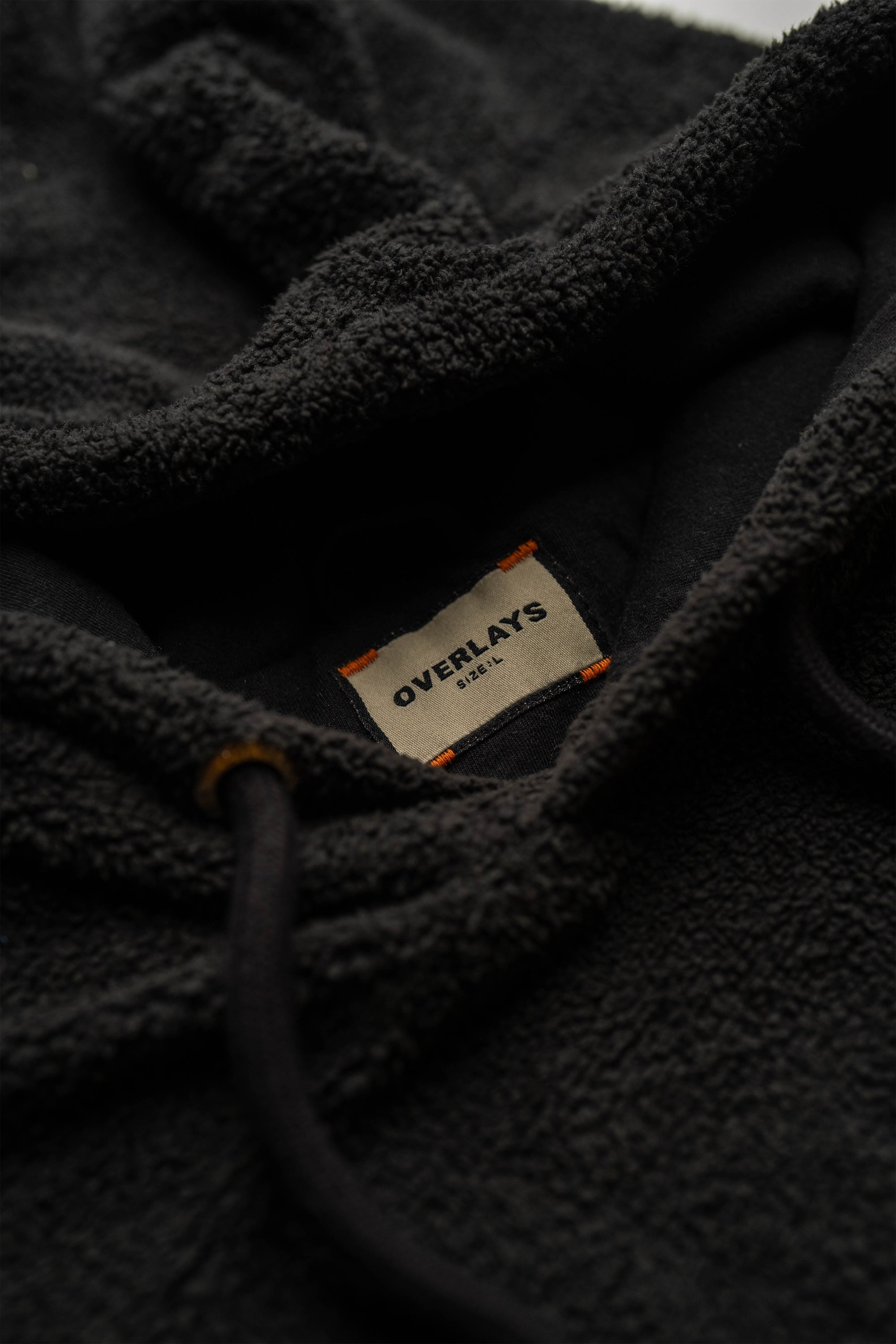 Raven Sherpa Oversized Hoodie