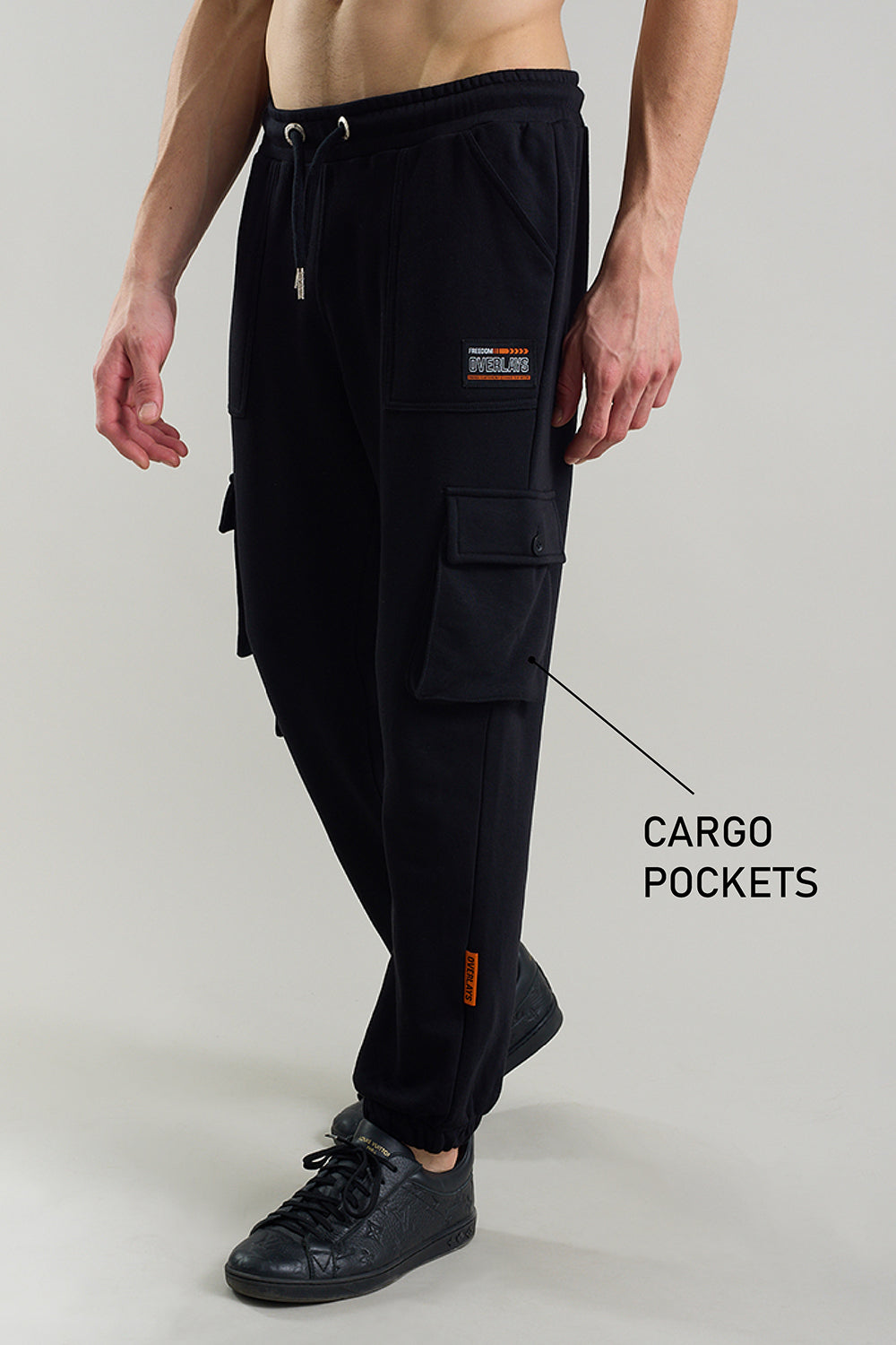 Heavy Weight Combat Black Joggers
