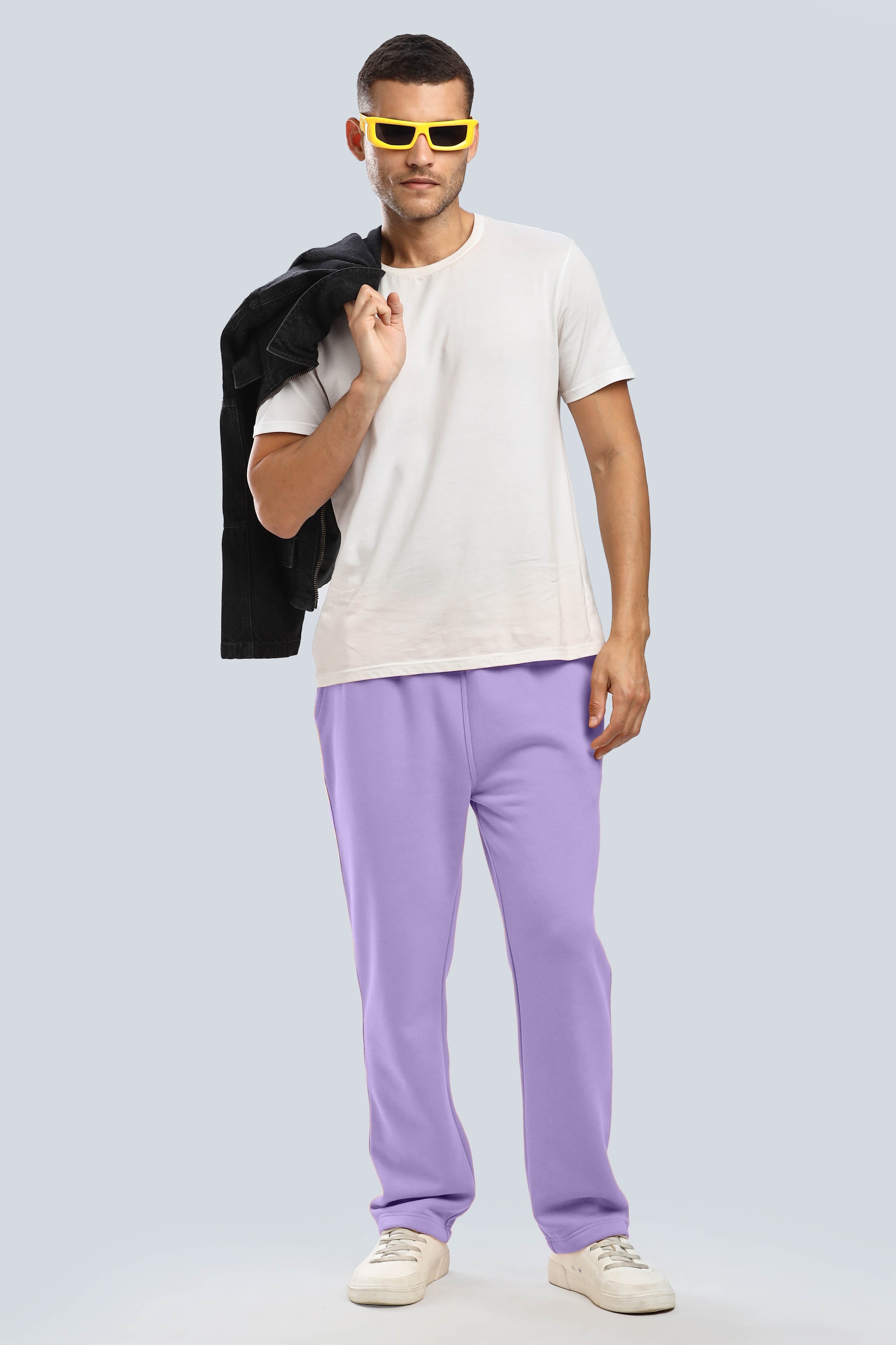 Lavender Heavy Weight Straight Fit Jogger