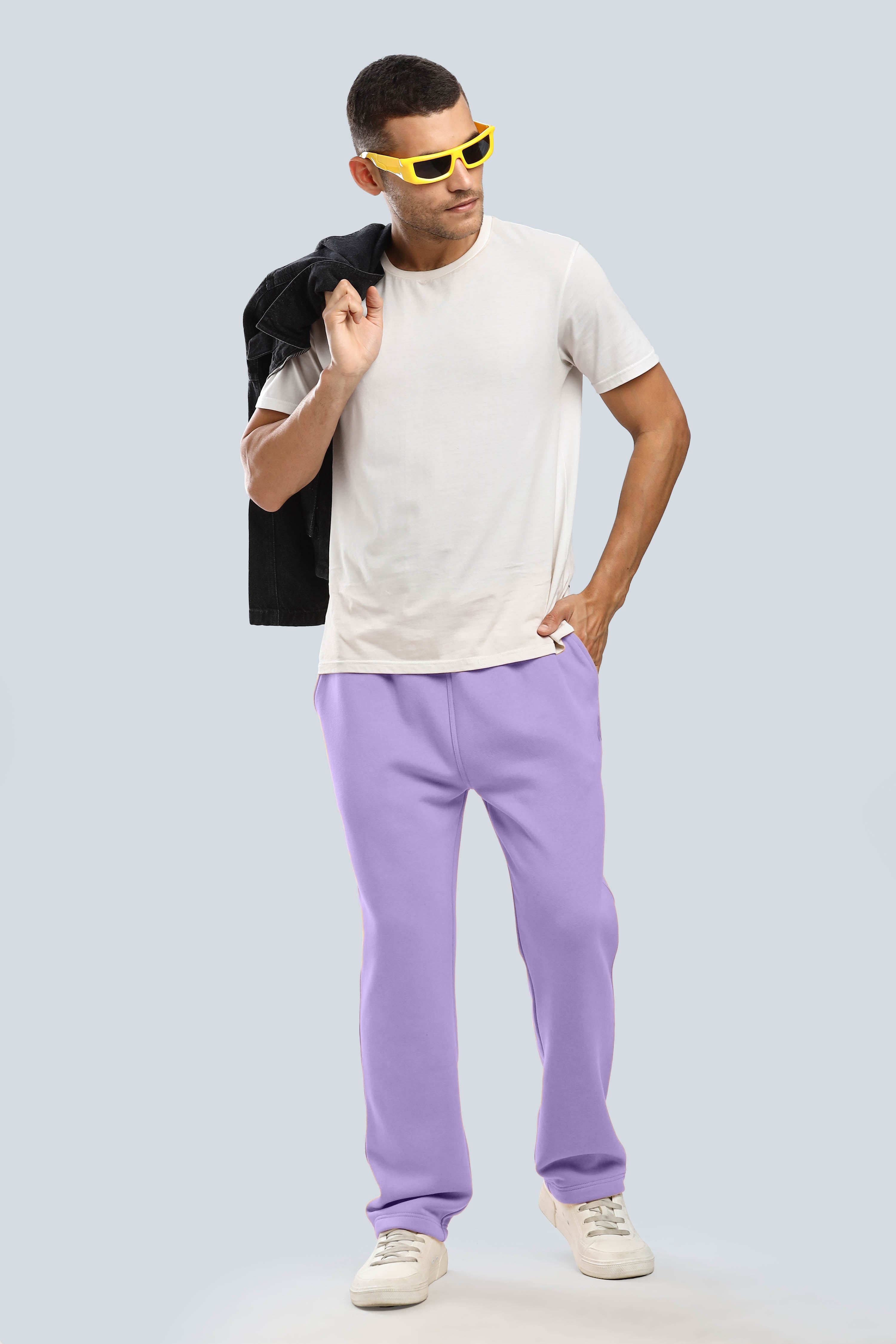 Lavender Heavy Weight Straight Fit Jogger