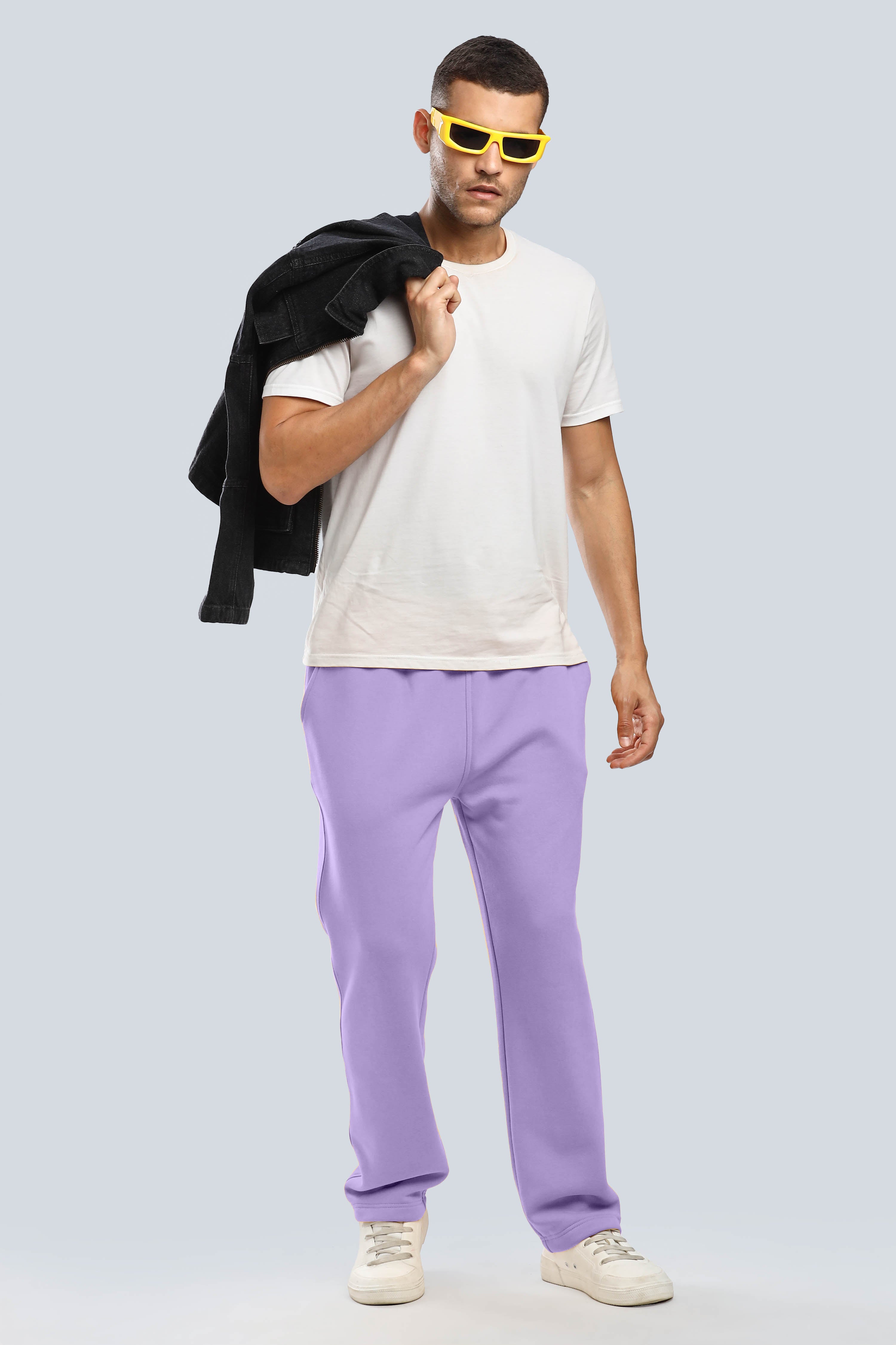 Lavender Heavy Weight Straight Fit Jogger