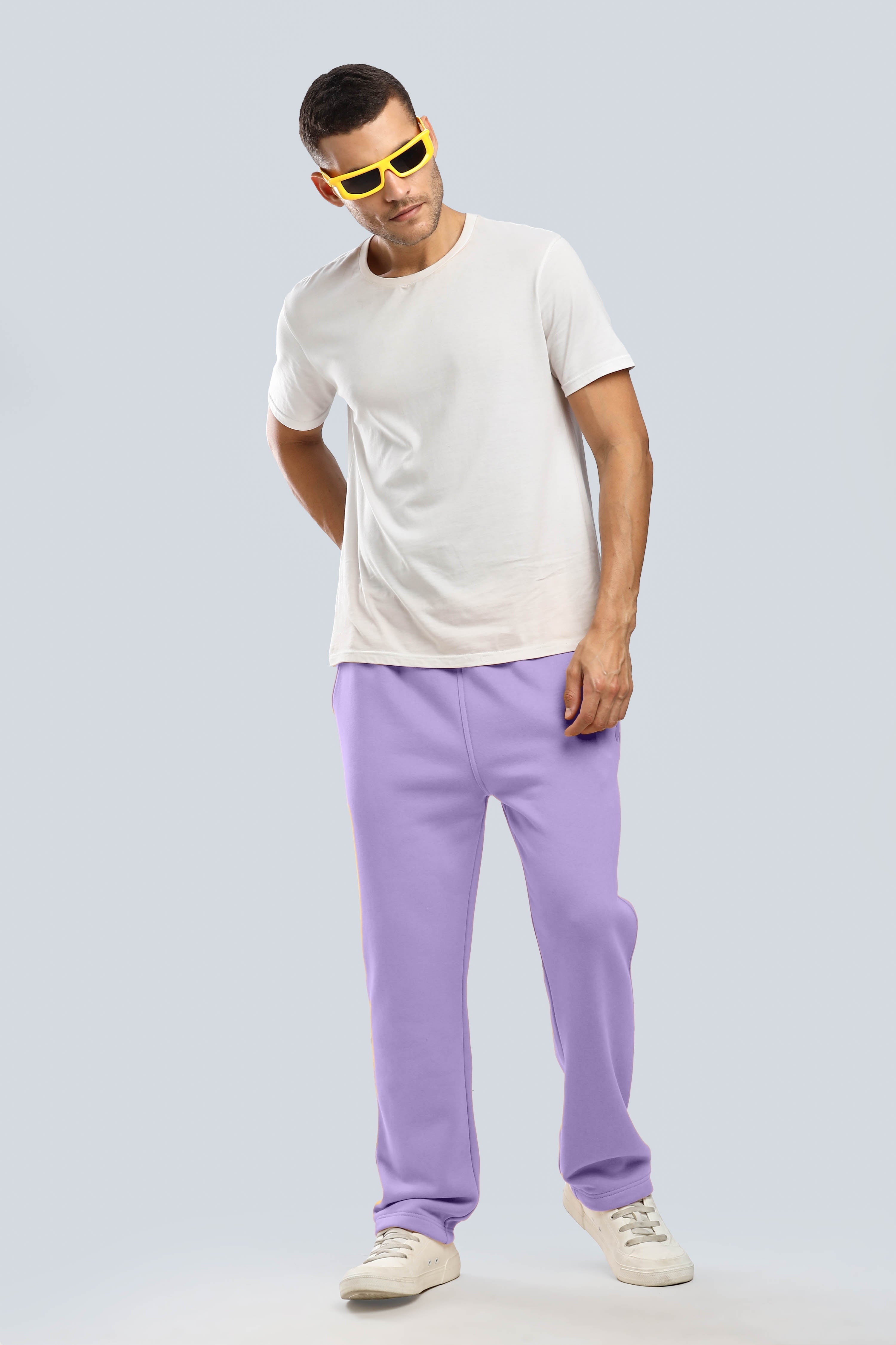 Lavender Heavy Weight Straight Fit Jogger