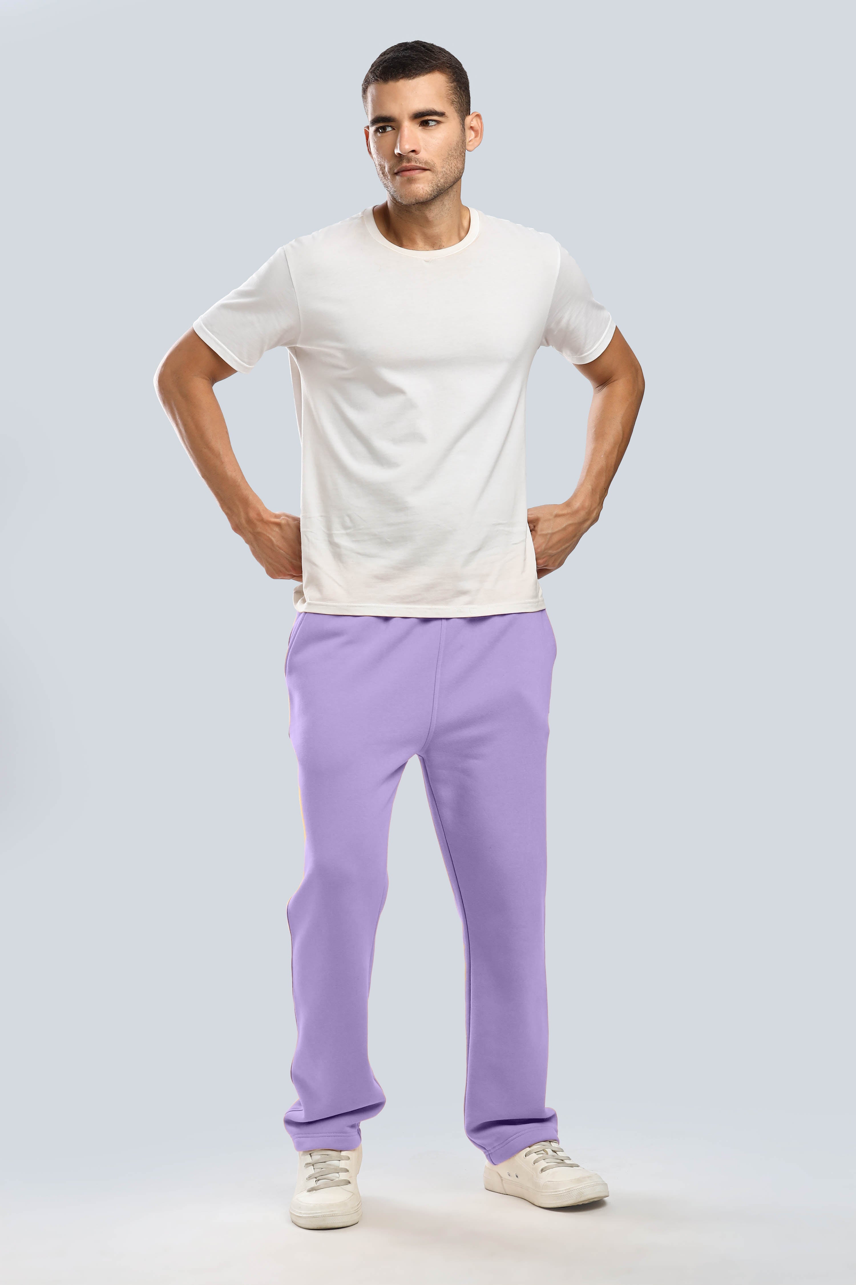 Lavender Heavy Weight Straight Fit Jogger