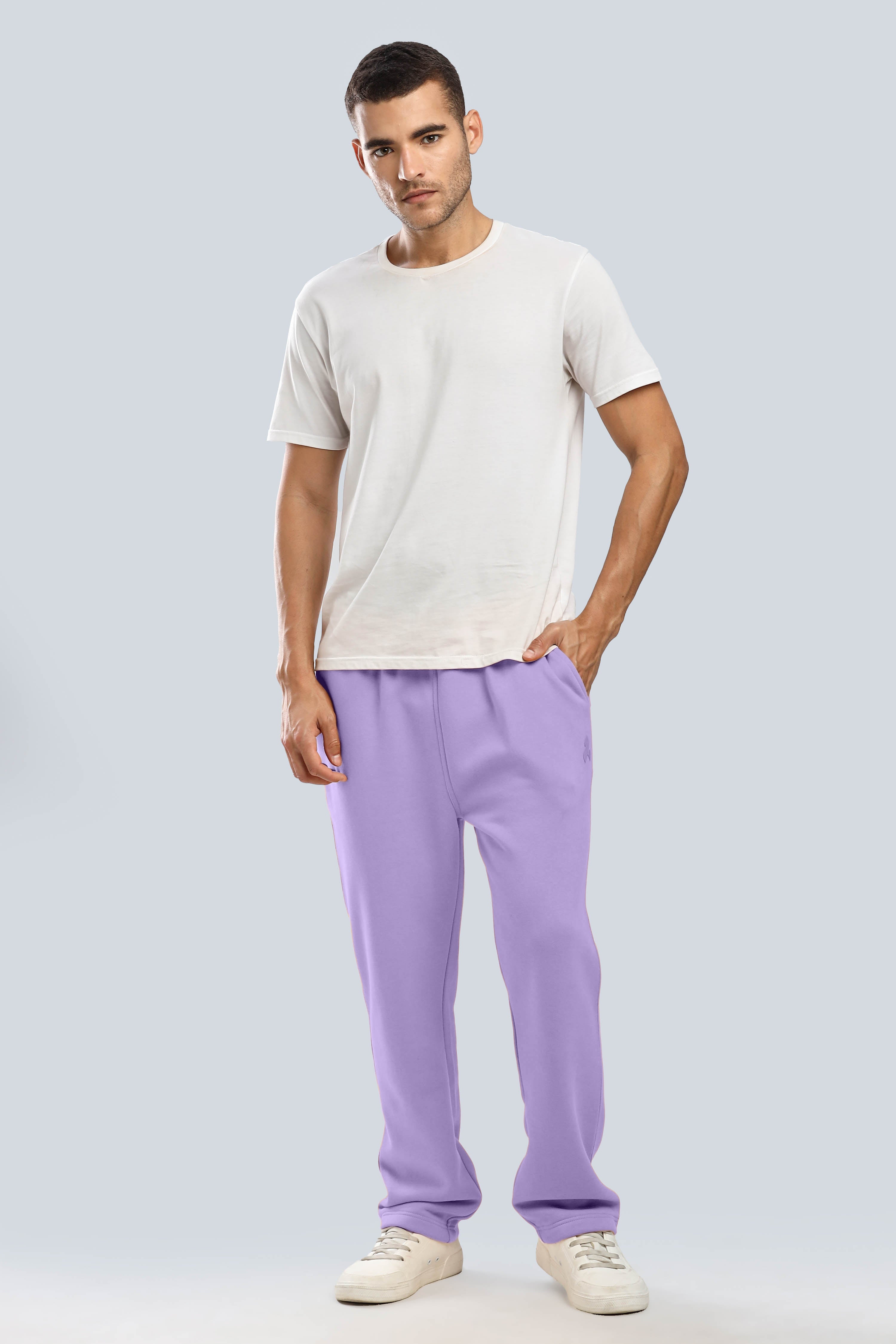 Lavender Heavy Weight Straight Fit Jogger