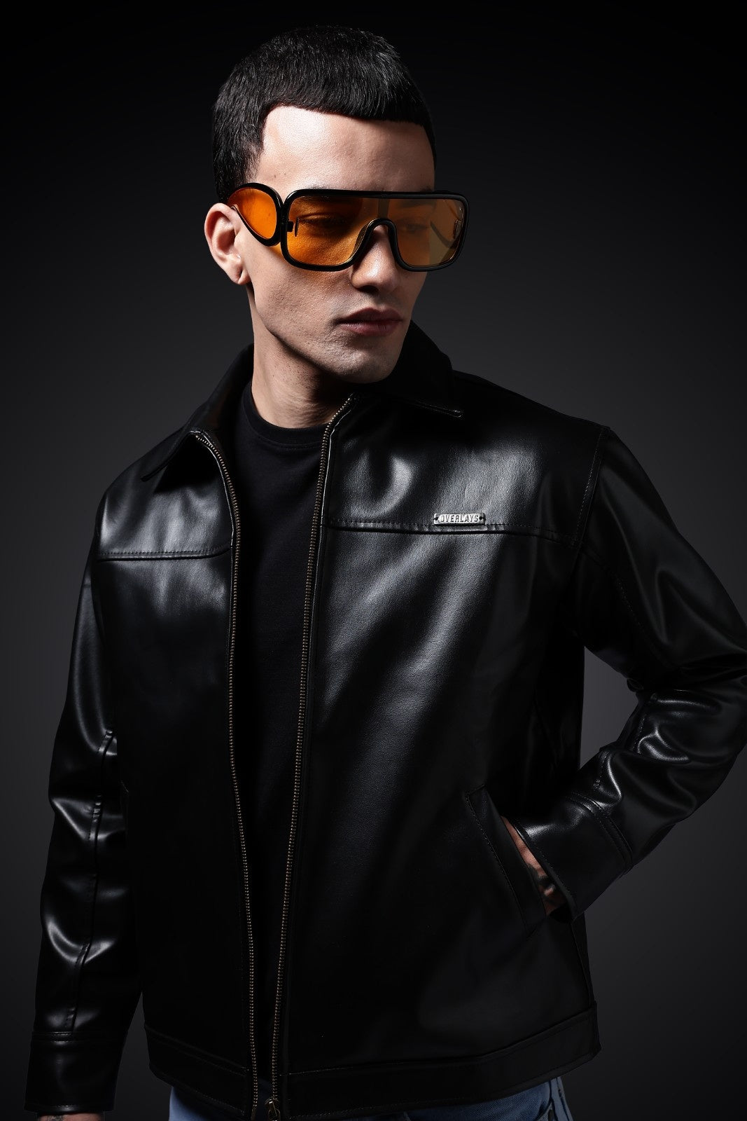 Miler faux leather jacket