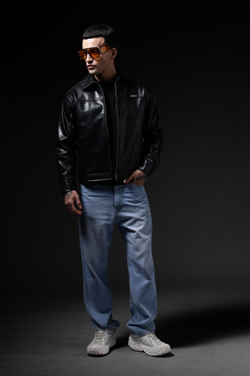 Miler faux leather jacket