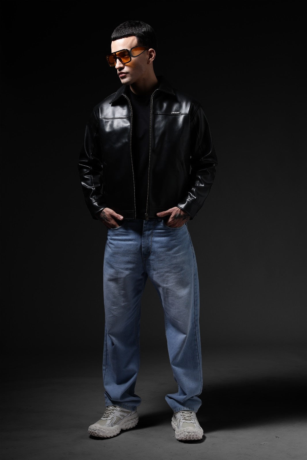 Miler faux leather jacket