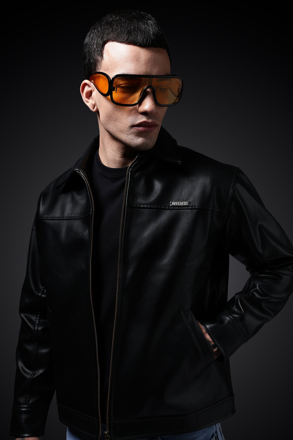 Miler faux leather jacket