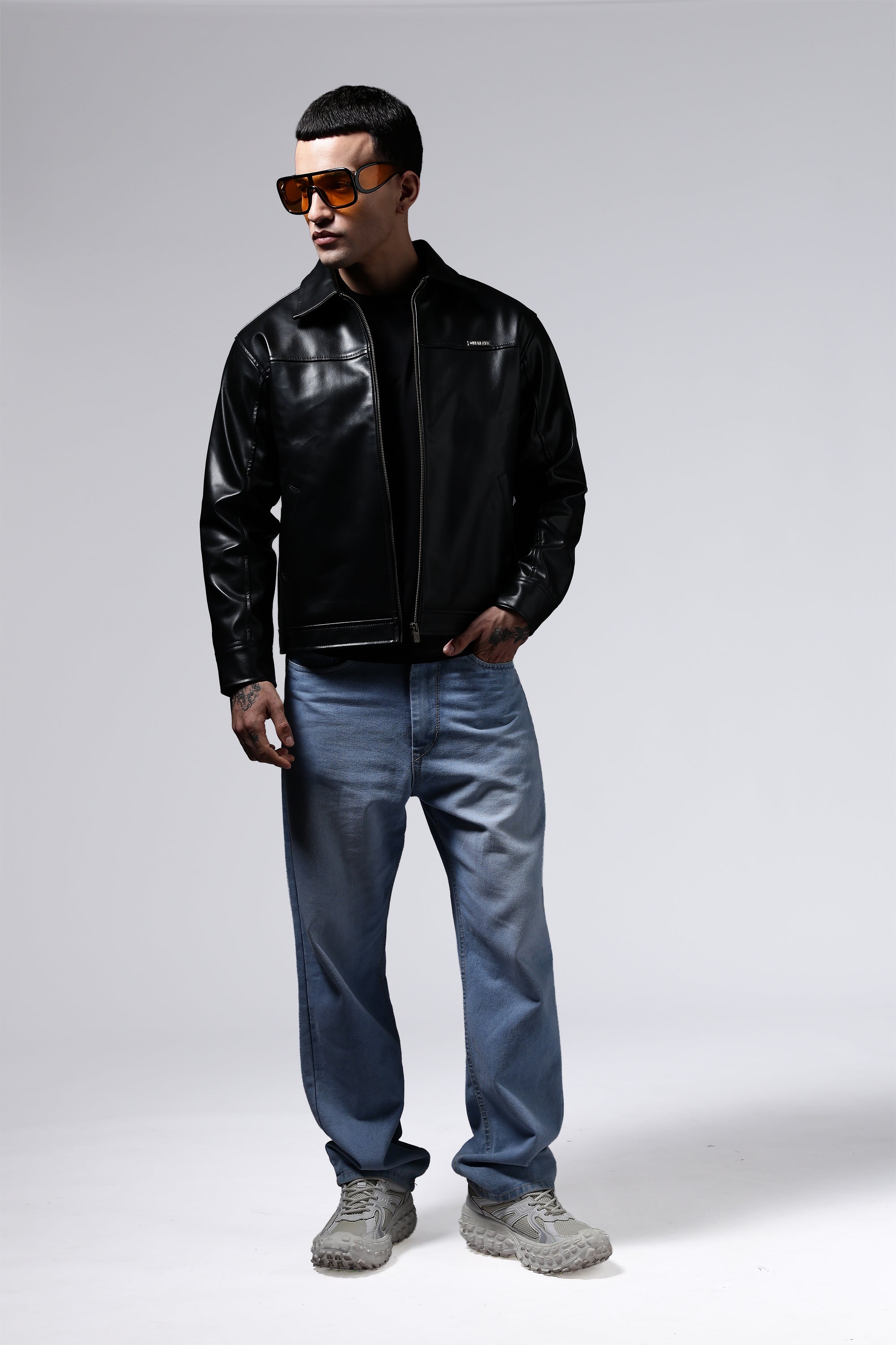 Miler faux leather jacket
