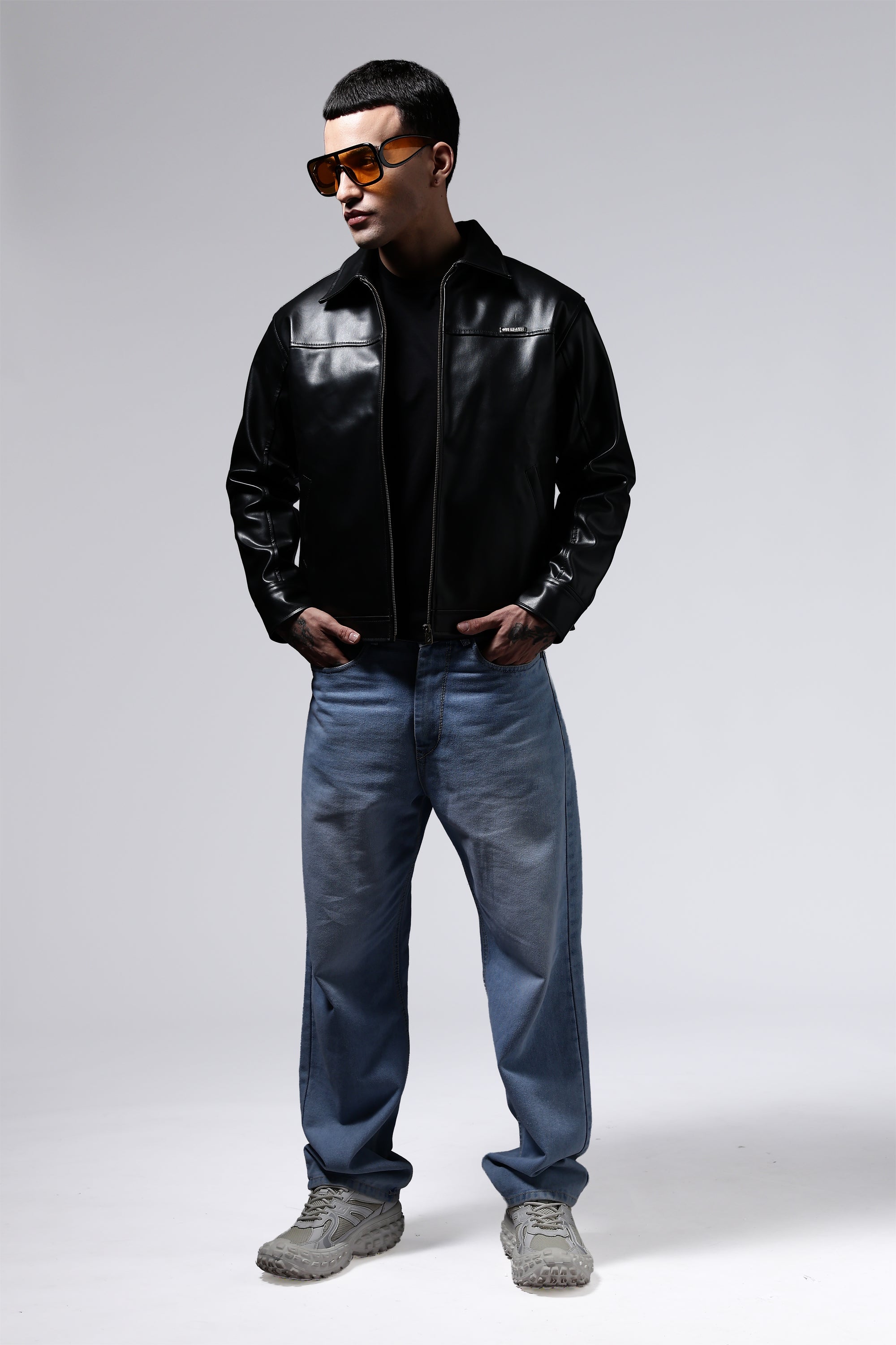 Miler faux leather jacket